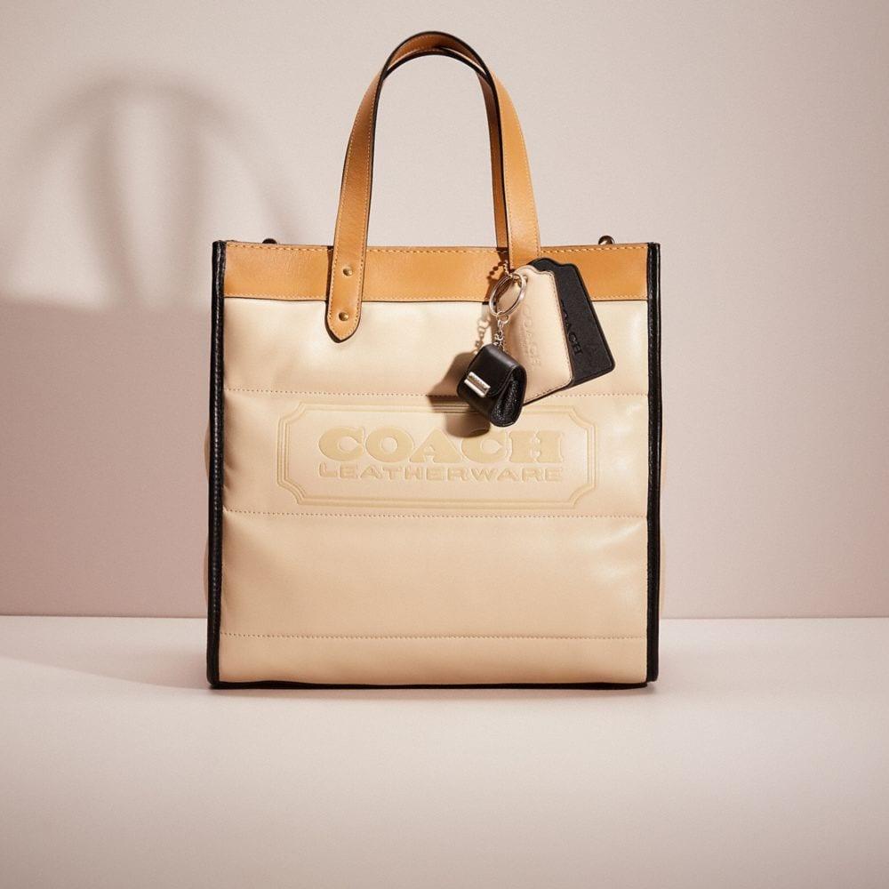 COACH Upcrafted Field Tote With Colorblock Quilting And Badge Lyst
