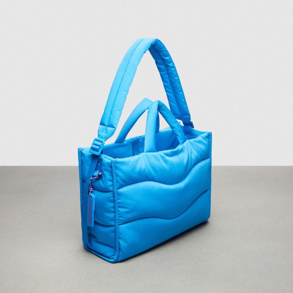 【Coachtopia】Loop Tote With Wavy Quilting★トートバッグ★ COACH Coachtopia Loop Tote Bag With Wavy Quilting in Purple