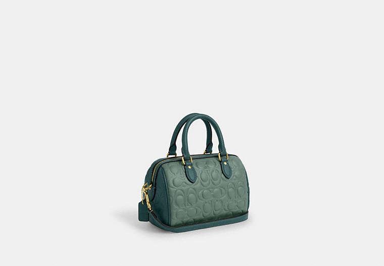 COACH Mini Rowan Crossbody Bag in Green Lyst