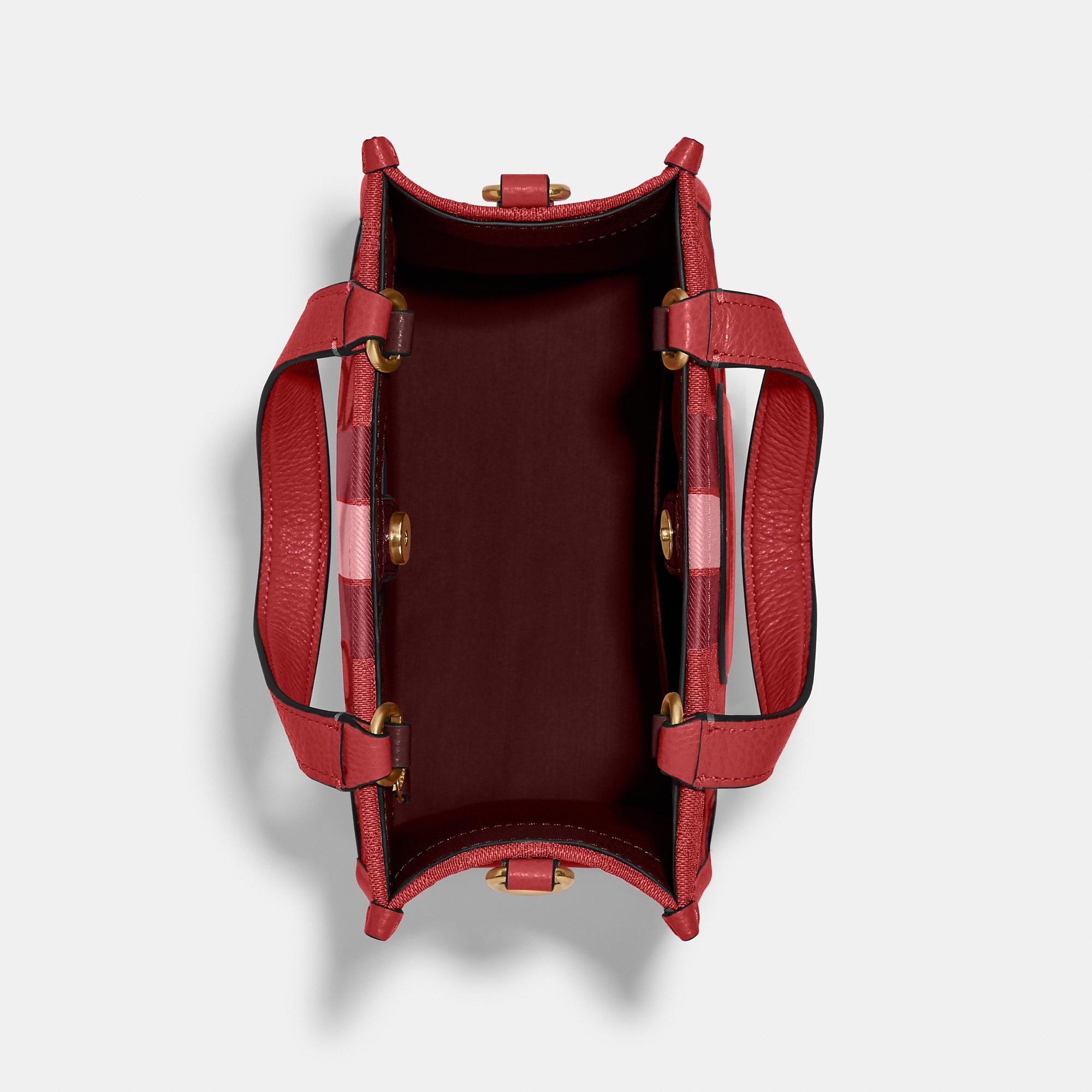Coach dempsey tote red hotsell
