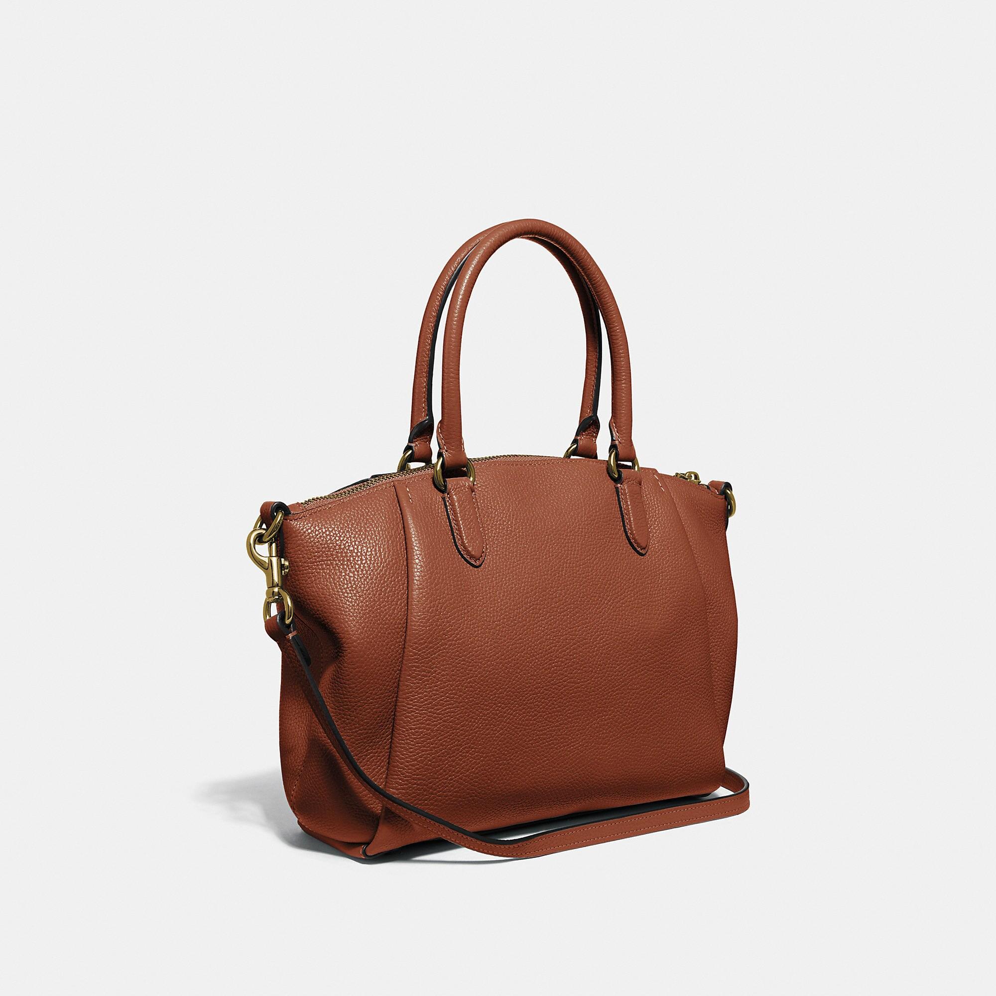Coach Outlet Elise Satchel in Brown | Lyst