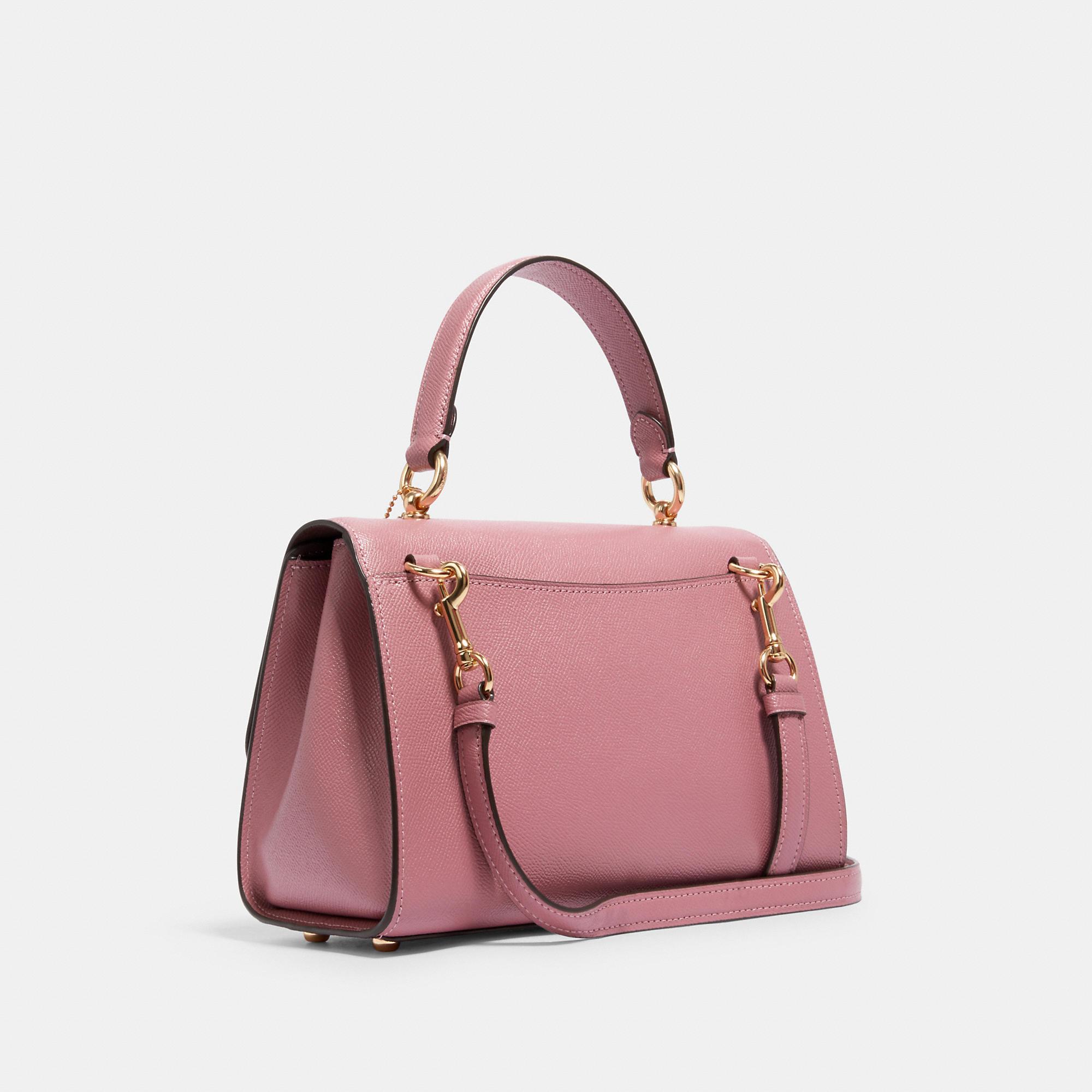 COACH Tilly Top Handle Bag Satchel in Pink