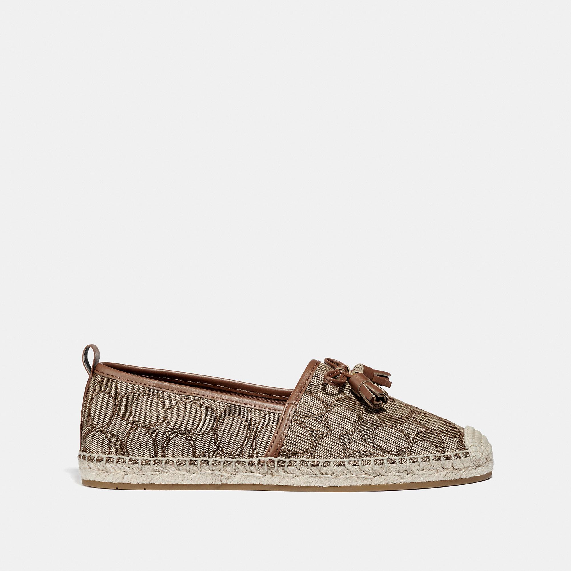 COACH Cotton Carson Espadrille Lyst