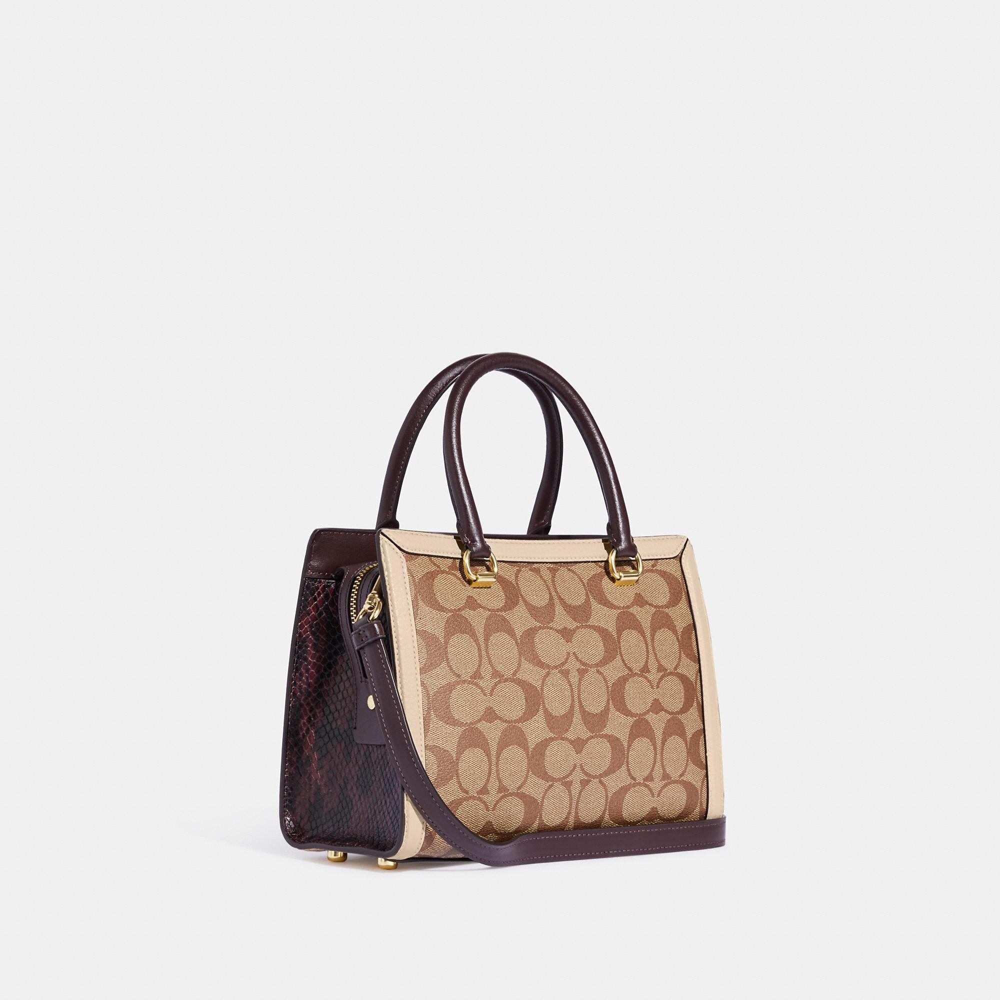 Coach Outlet Grace Carryall In Signature Canvas in Brown | Lyst