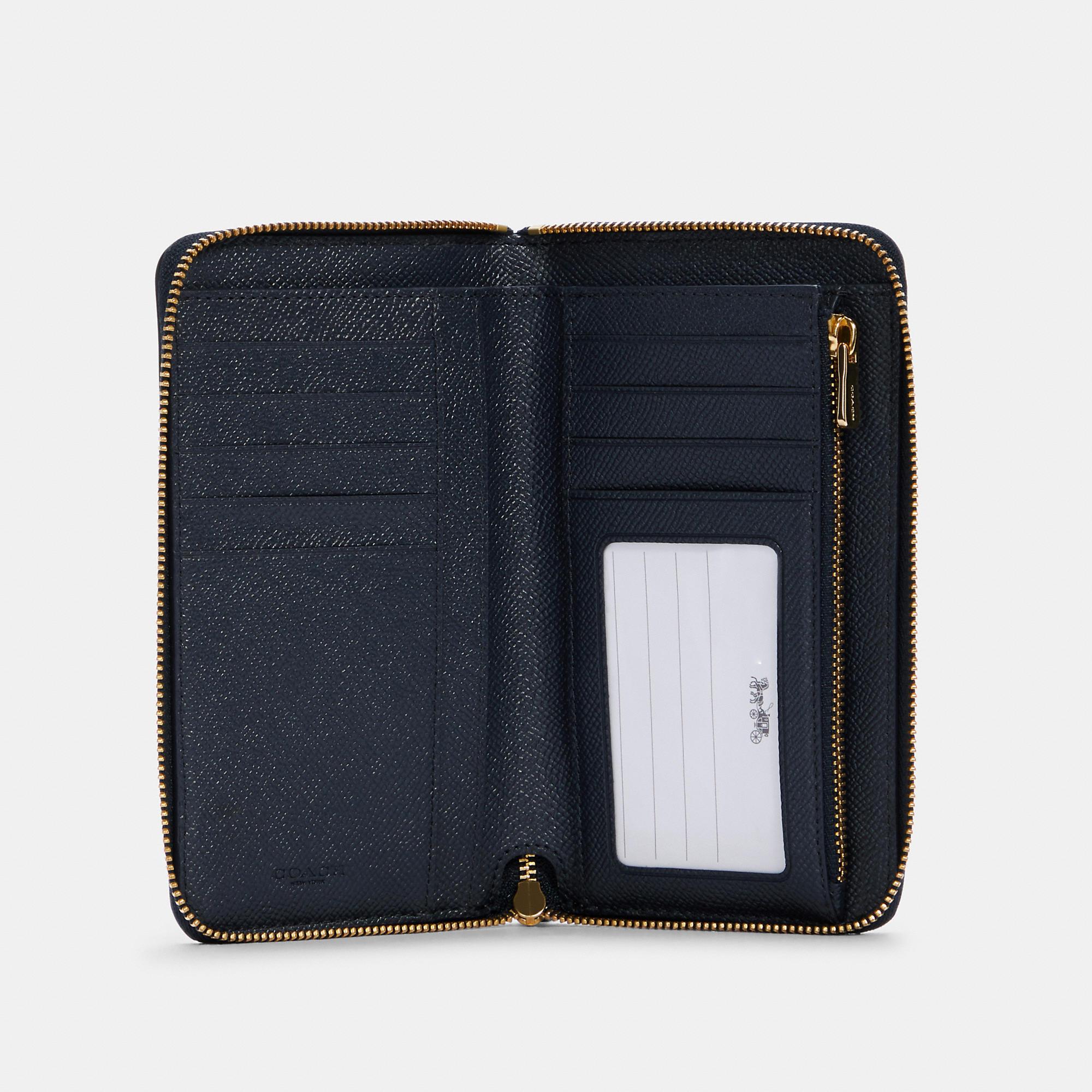 medium id zip wallet with night desert postcard