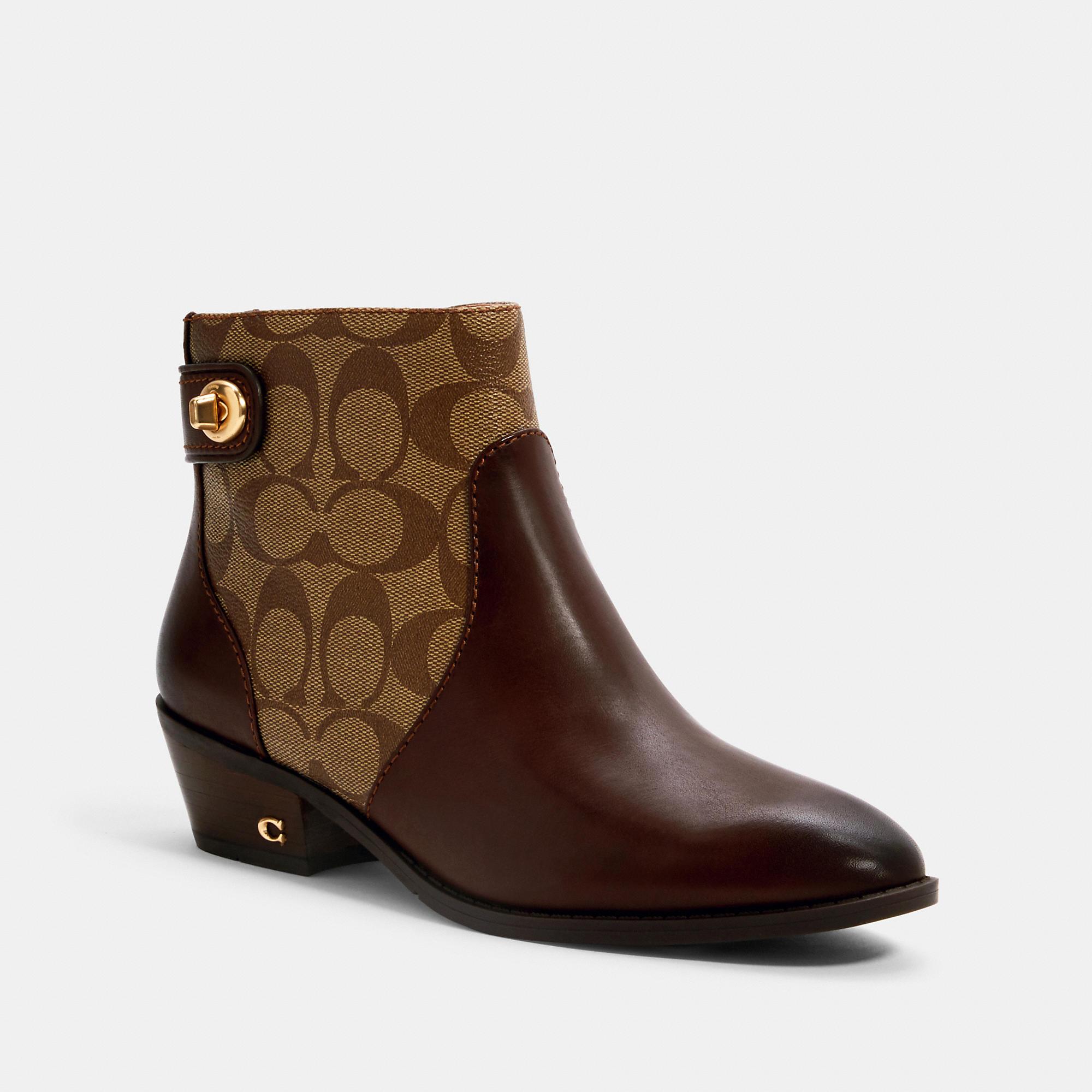 Coach cassandra shop bootie
