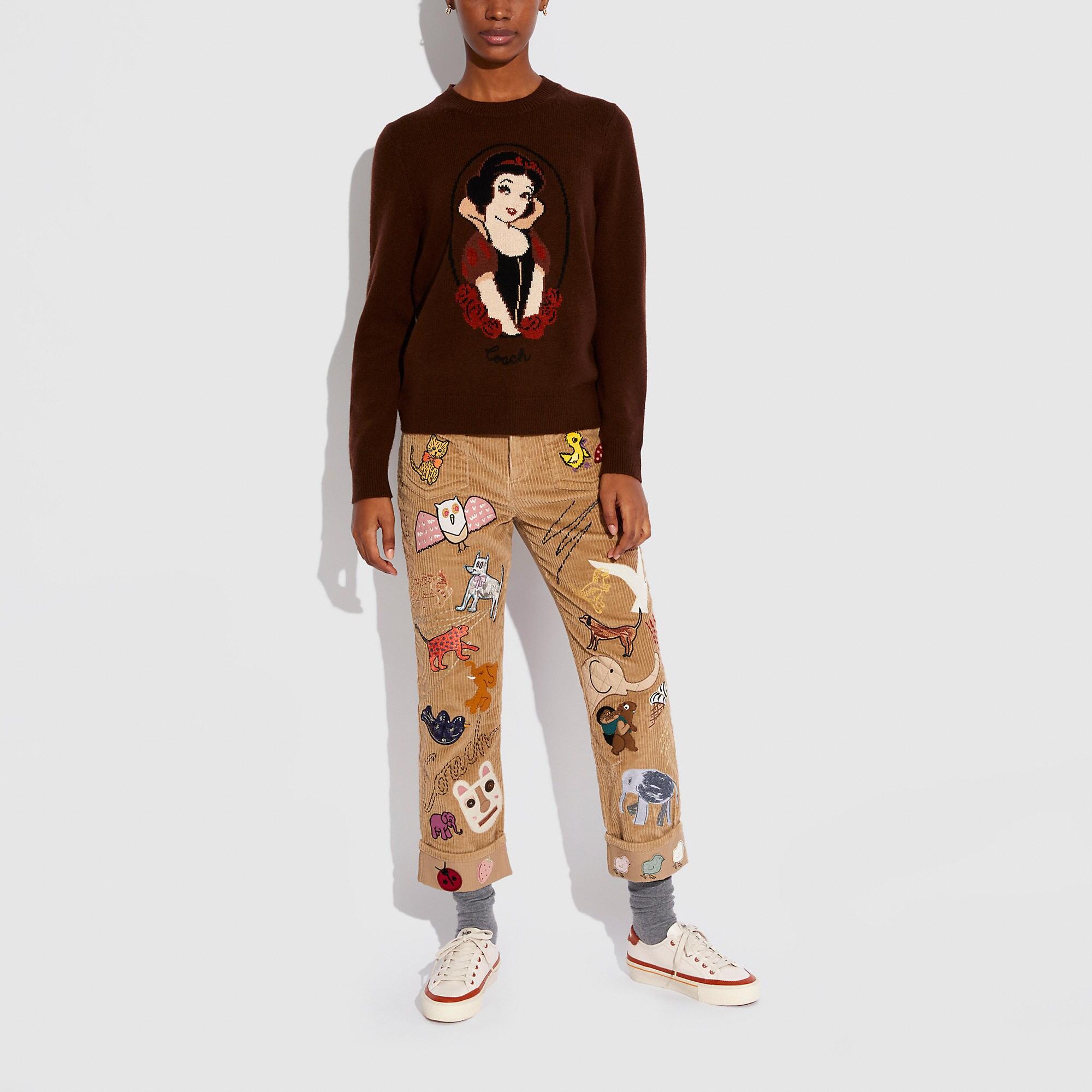 COACH®: The Lil Nas X Drop Leopard Print Crewneck Sweater