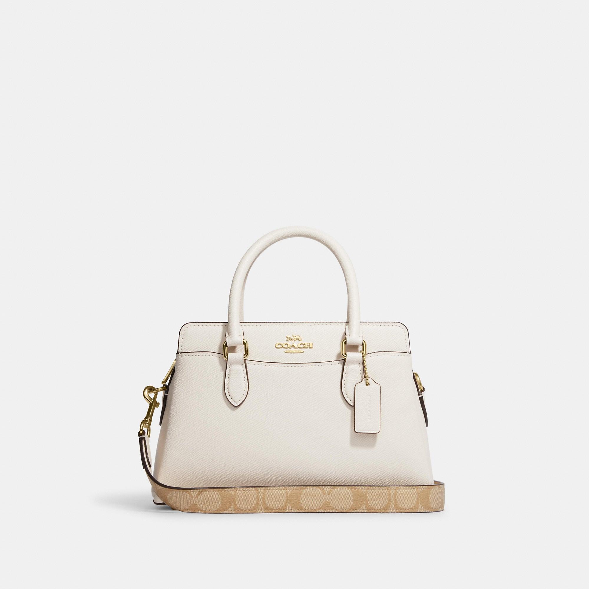 Coach Outlet Mini Darcie Carryall With Signature Canvas Detail in