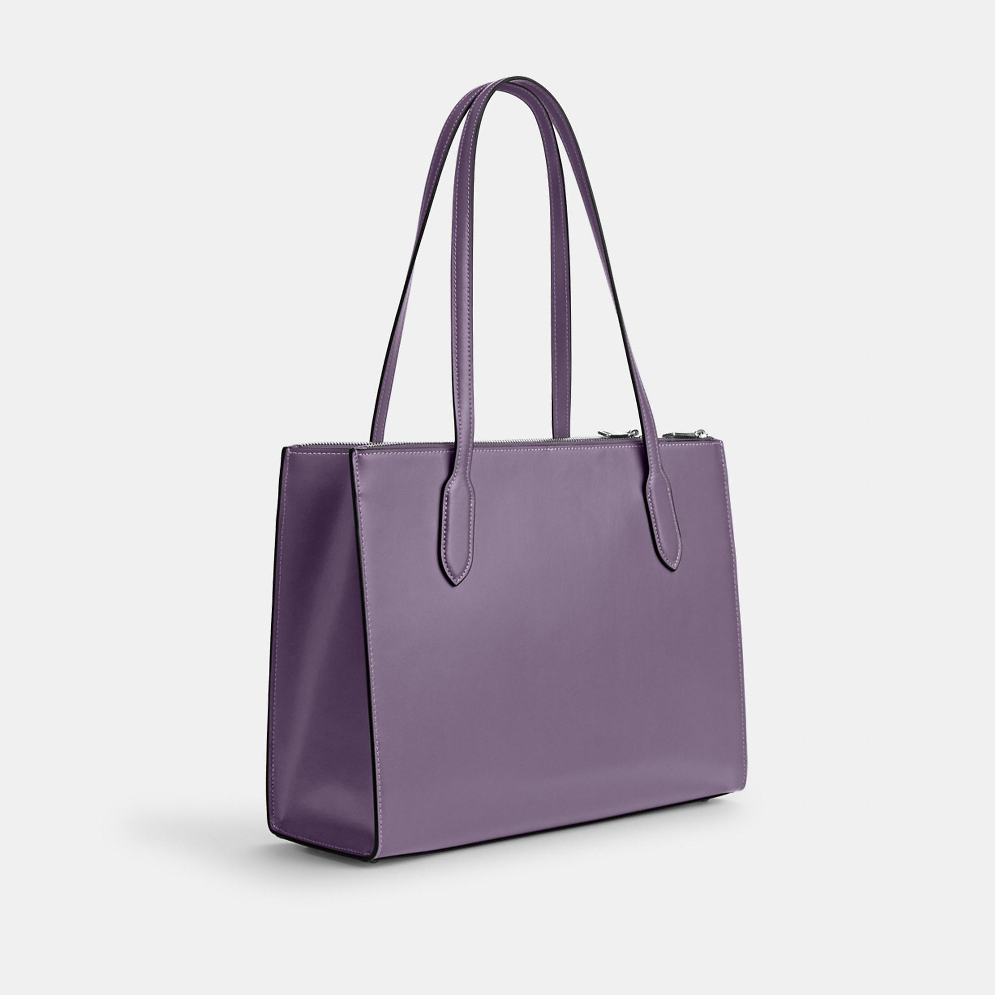 Coach purple tote online