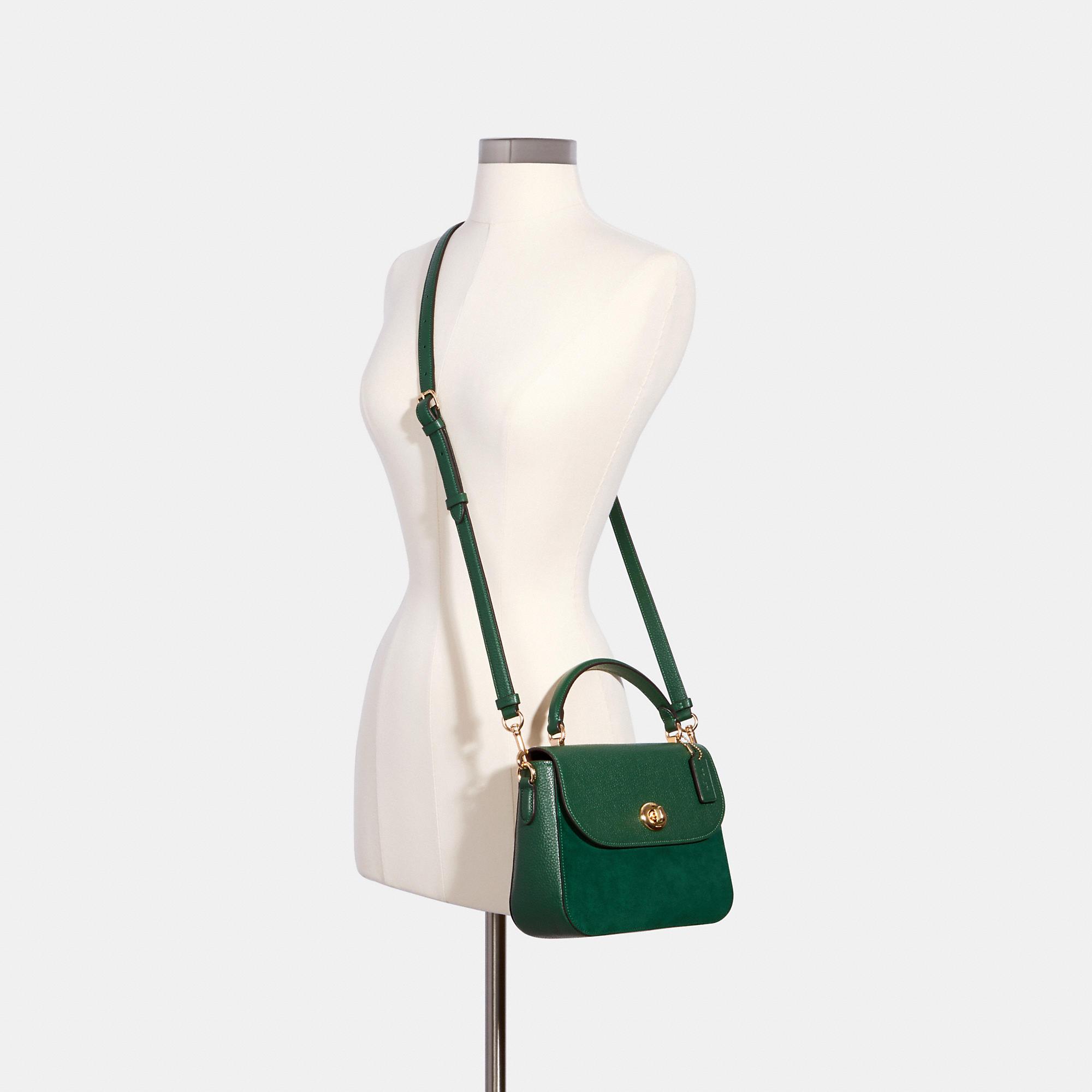 COACH Marlie Top Handle Bag Satchel in Green