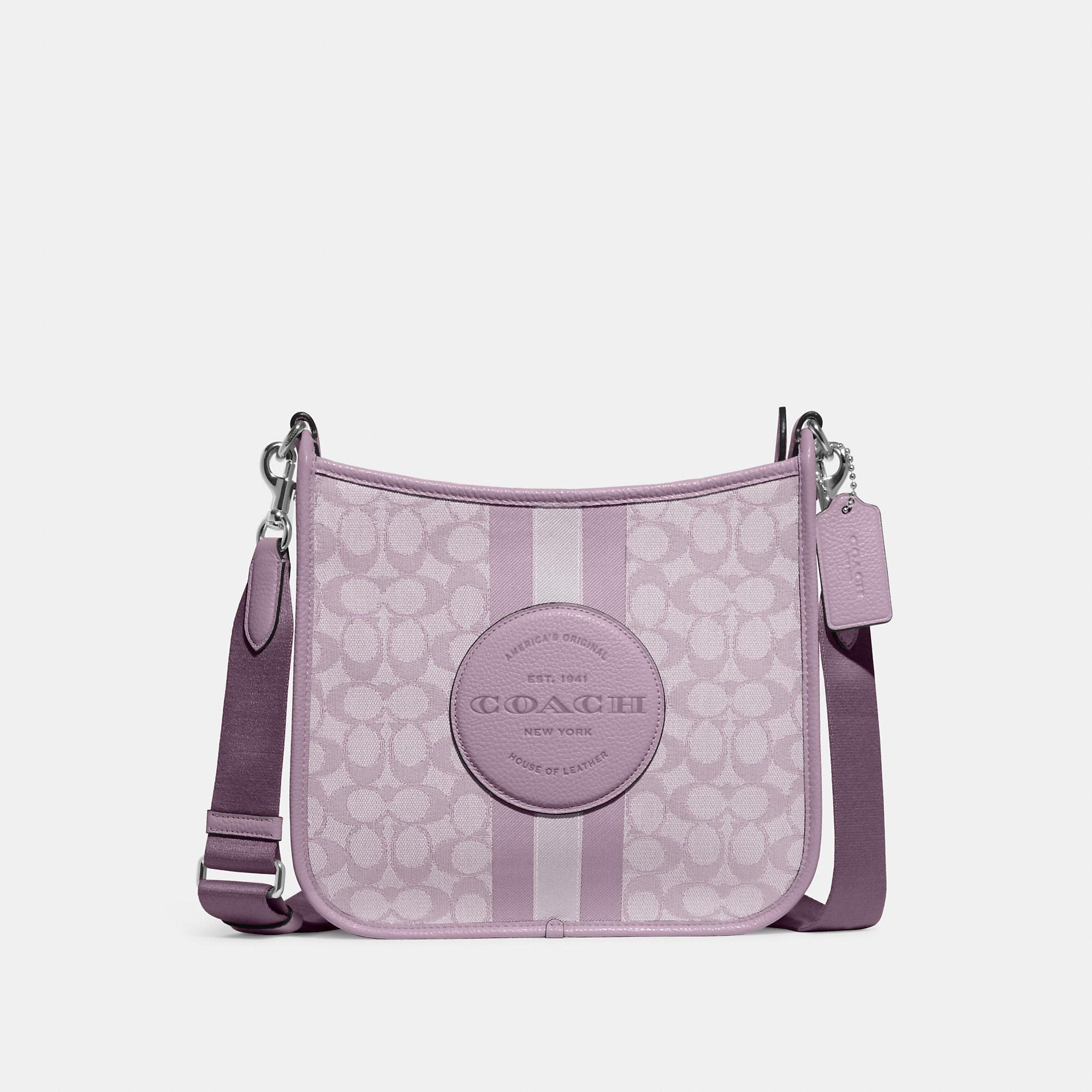 Introducir 66+ imagen coach outlet purple purse