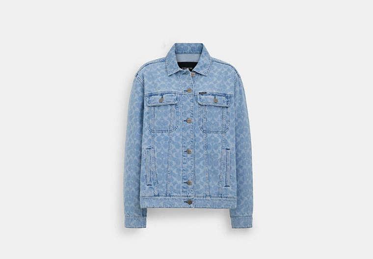 COACH Signature Denim Jacket in Blue | Lyst