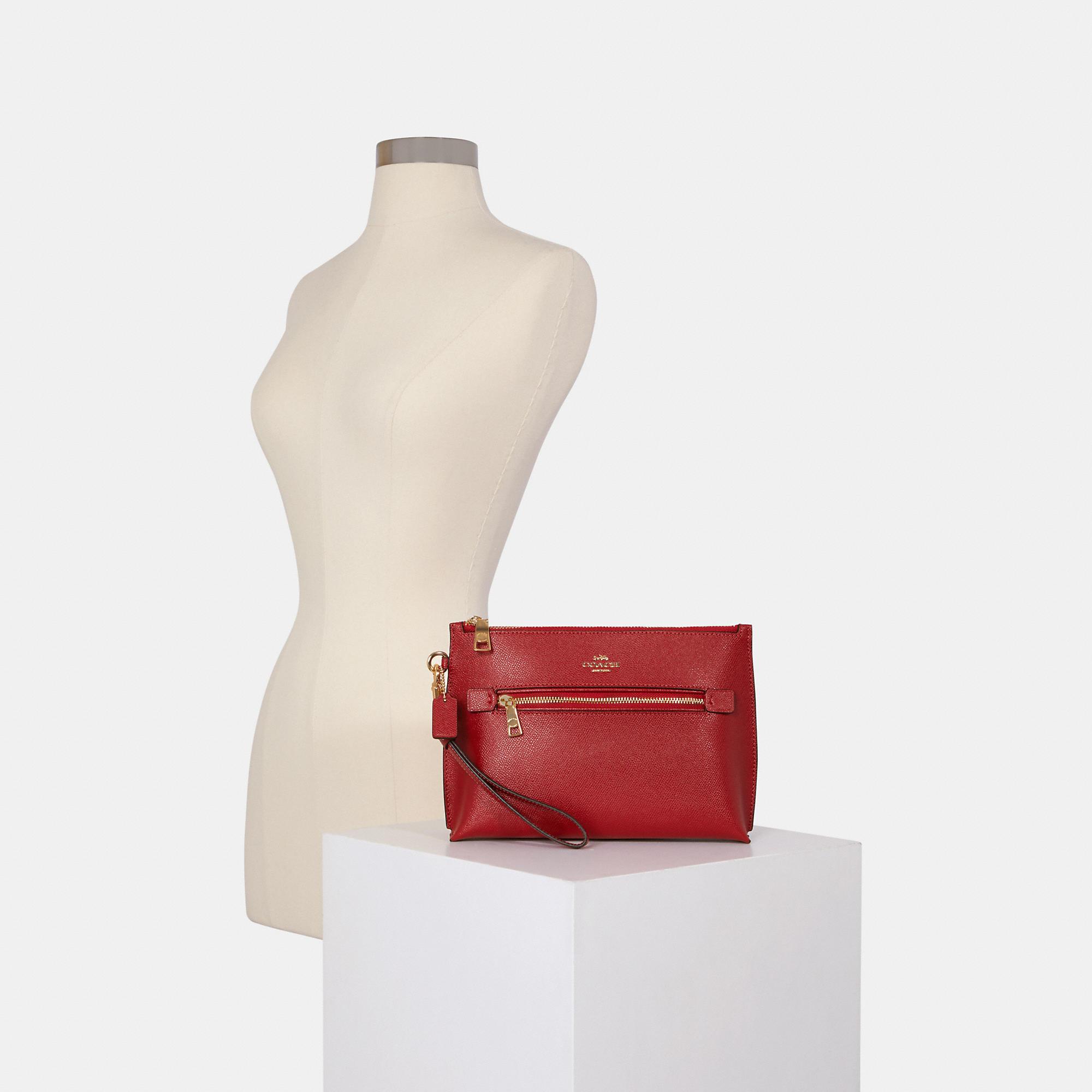 COACH Rowan Pouch in Red