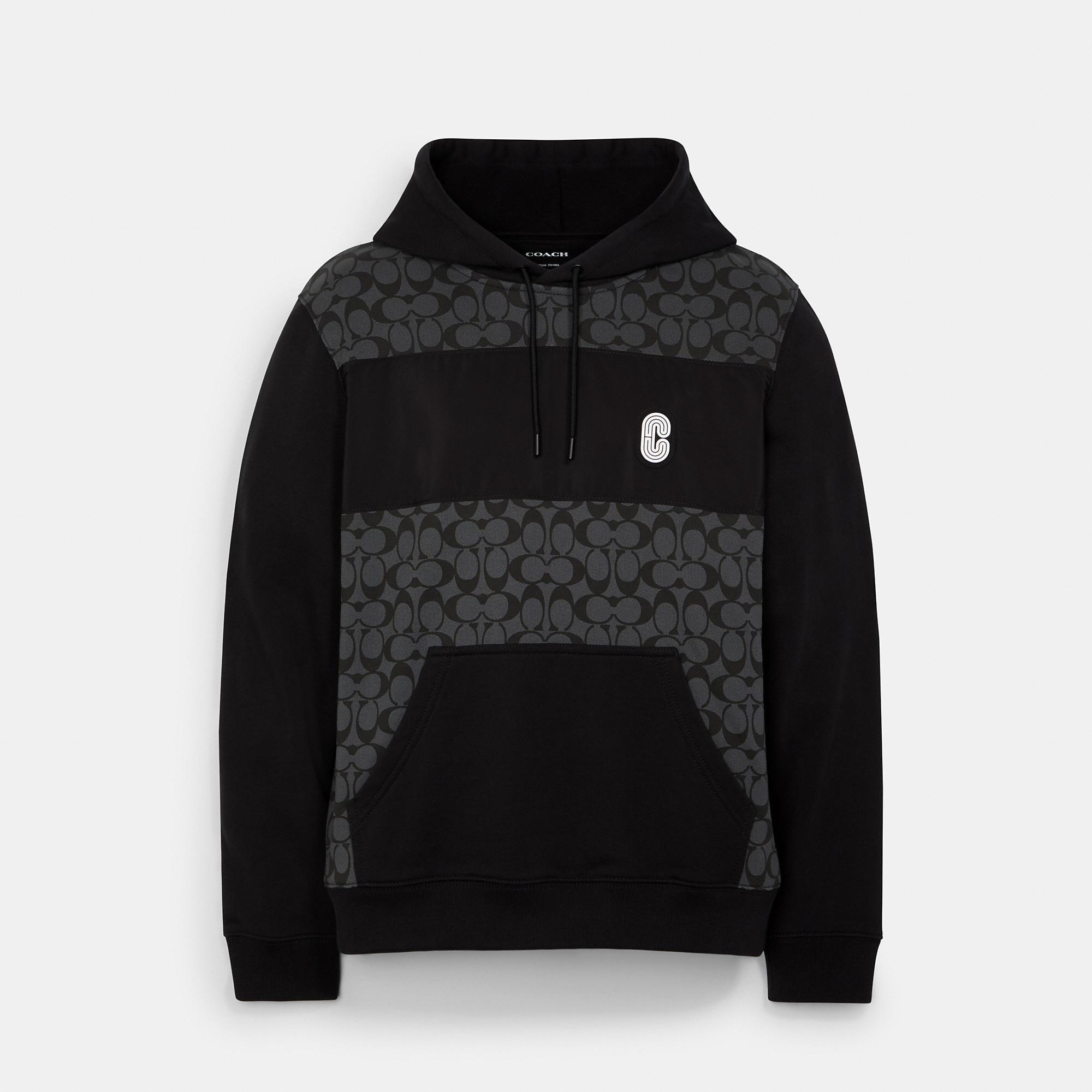 Coach Outlet Cotton Signature Hoodie in 
