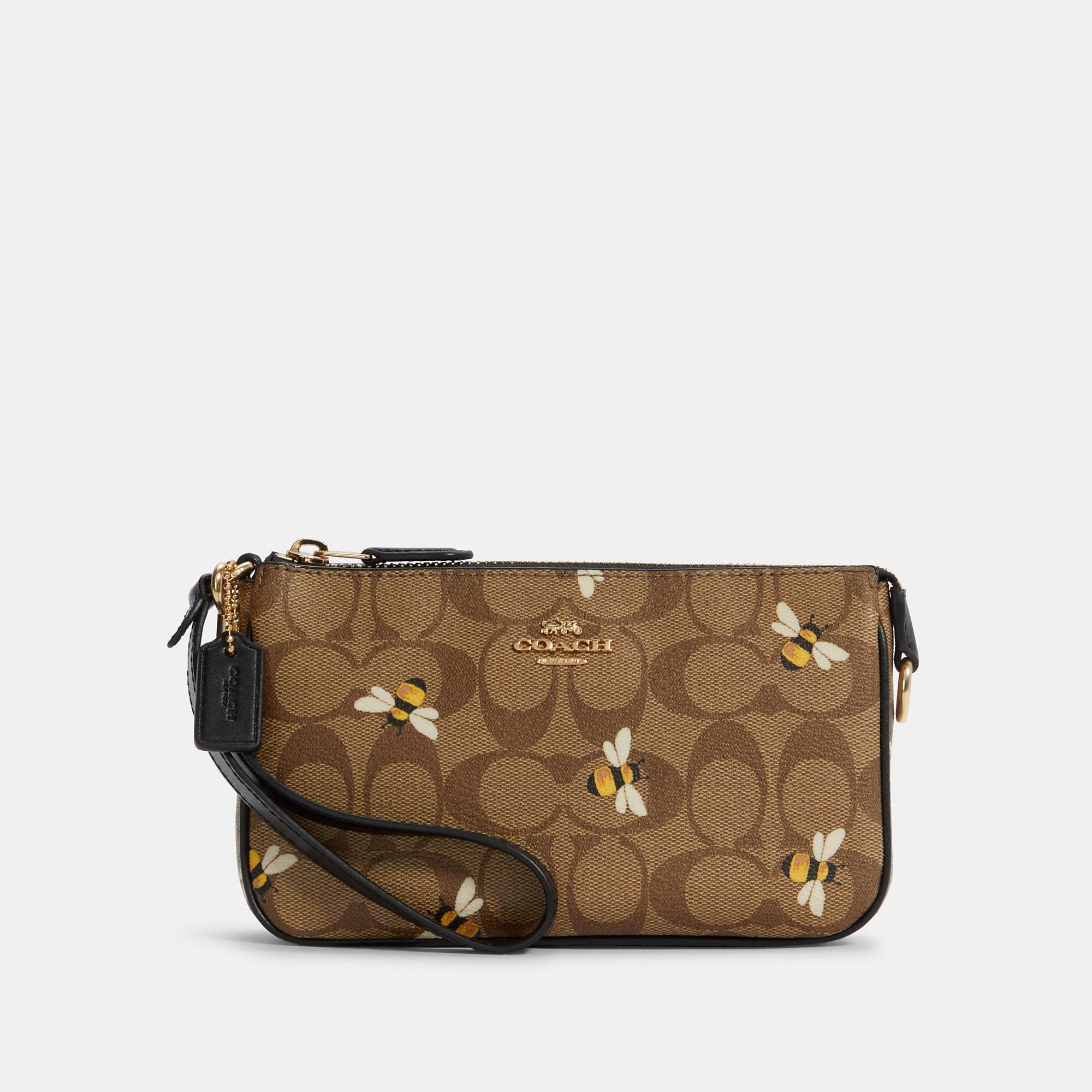 Coach Outlet Nolita 19 In Signature Canvas With Bee Print Lyst