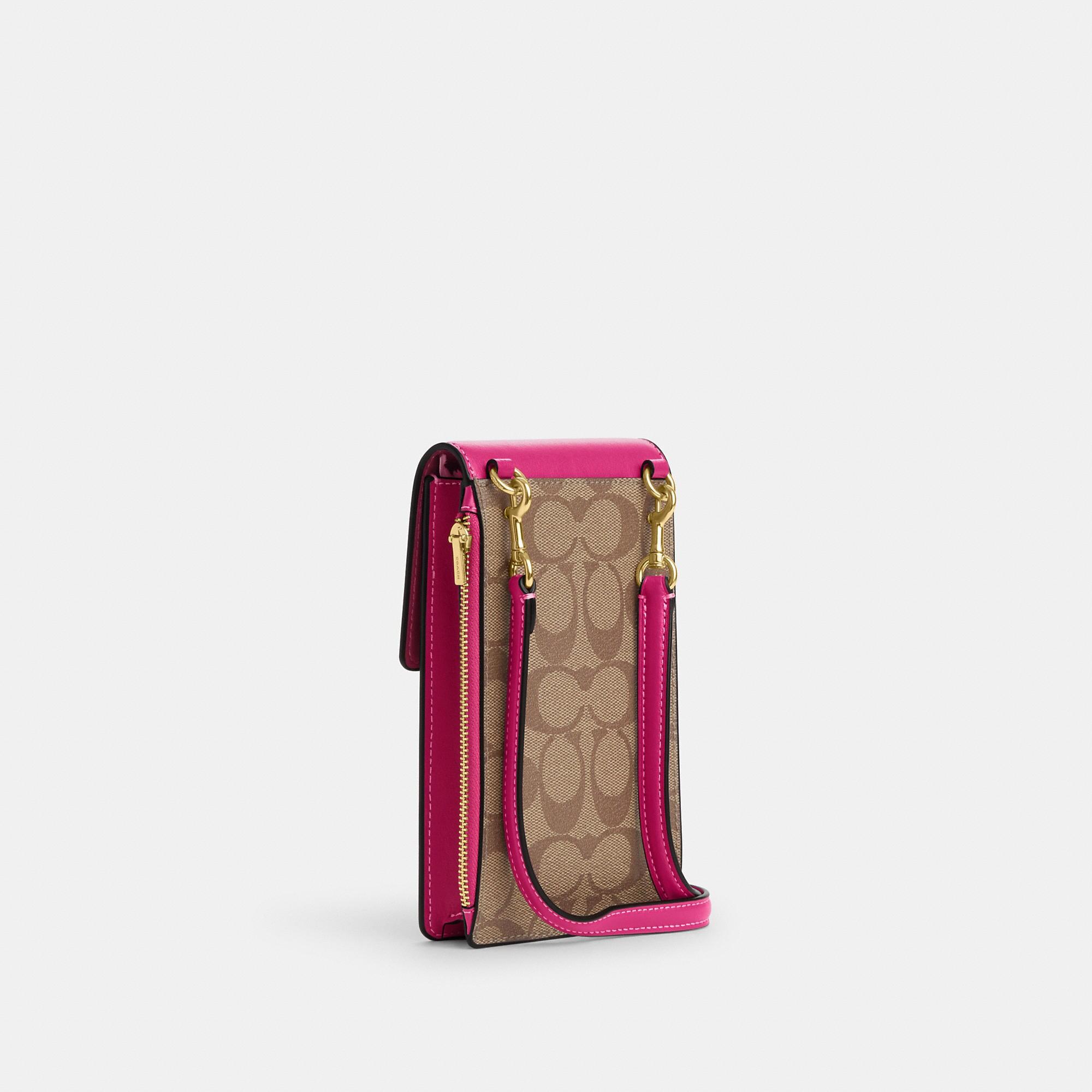 Coach north south store phone crossbody