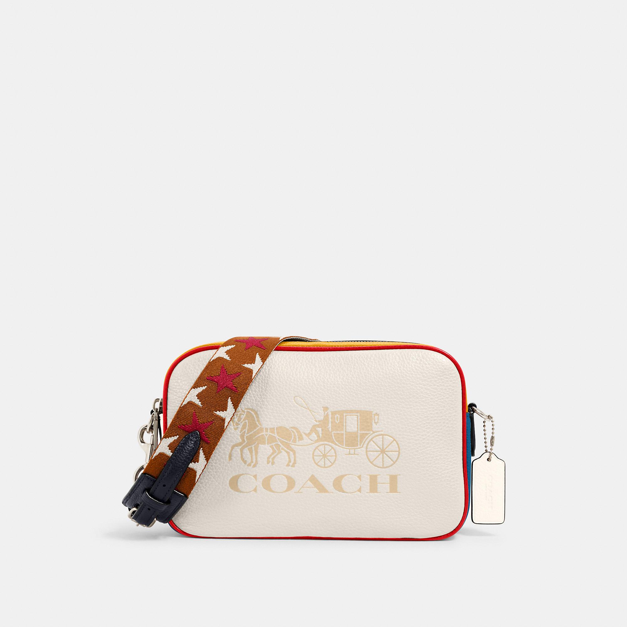 COACH Leather Jes Crossbody Bag In Colorblock - Lyst