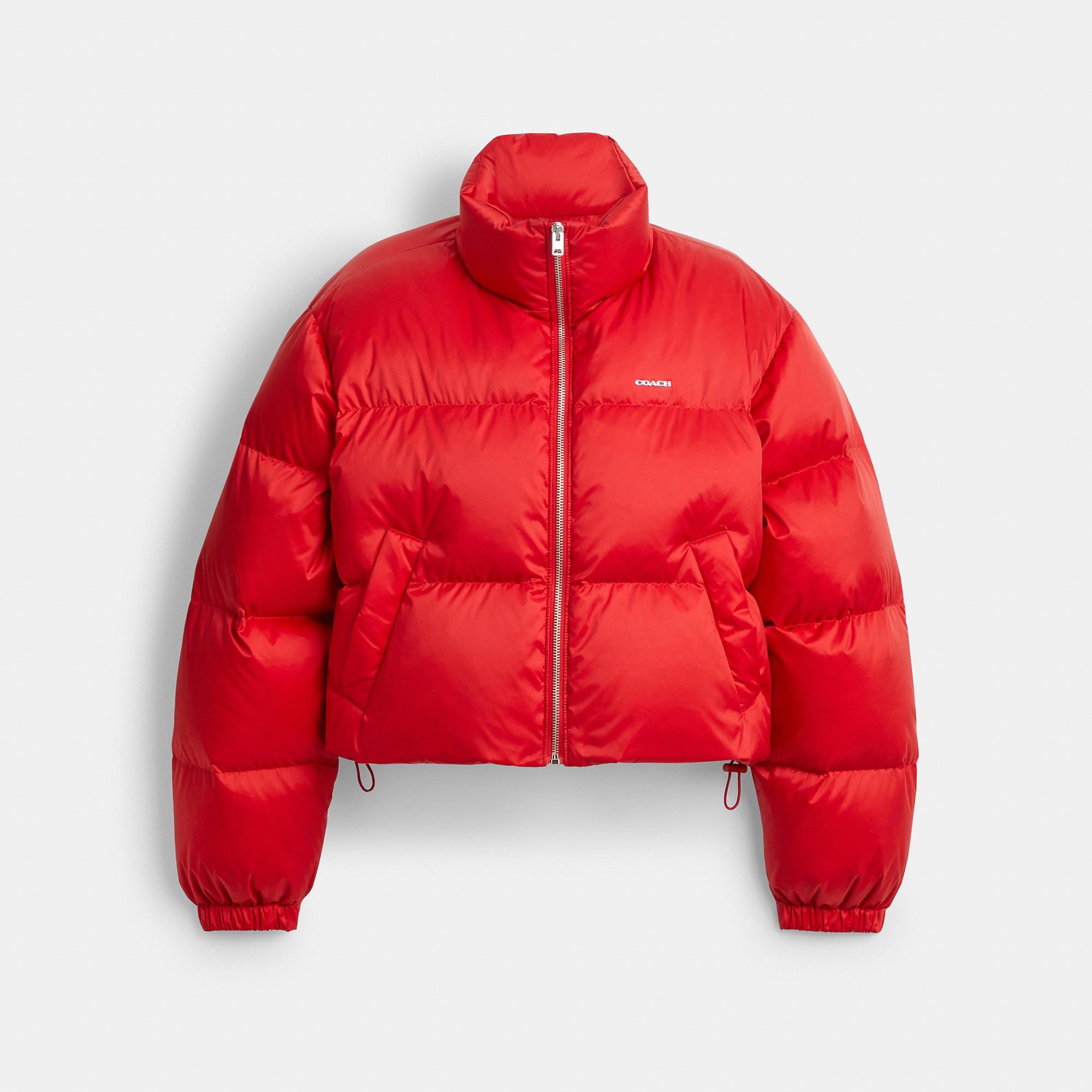 Red COACH Jackets for Women | Lyst