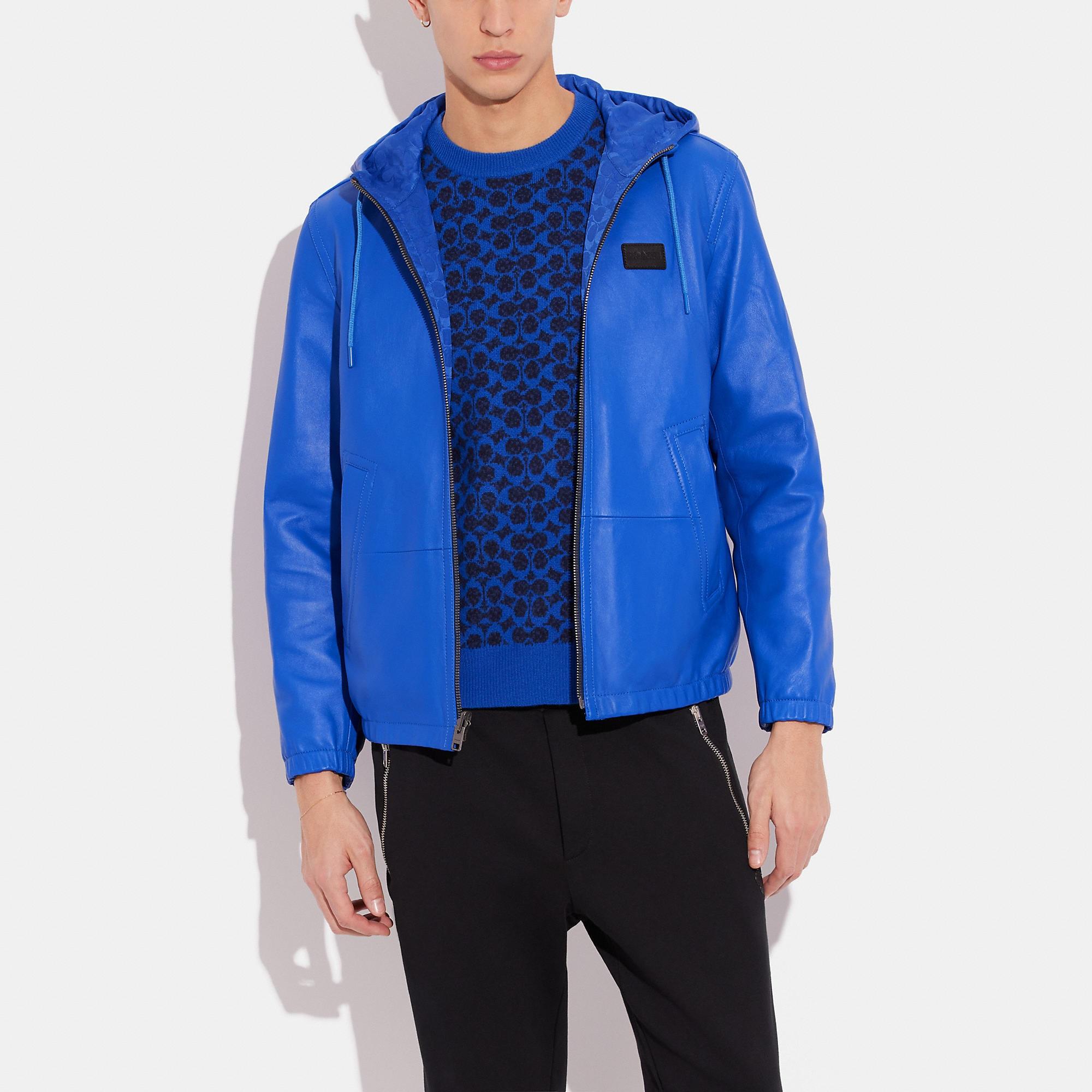 Coach outlet deals leather jacket