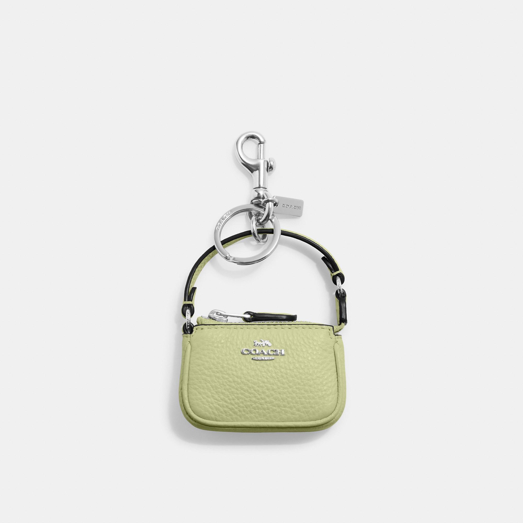 Coach Outlet Mini Nolita Bag Charm in Metallic