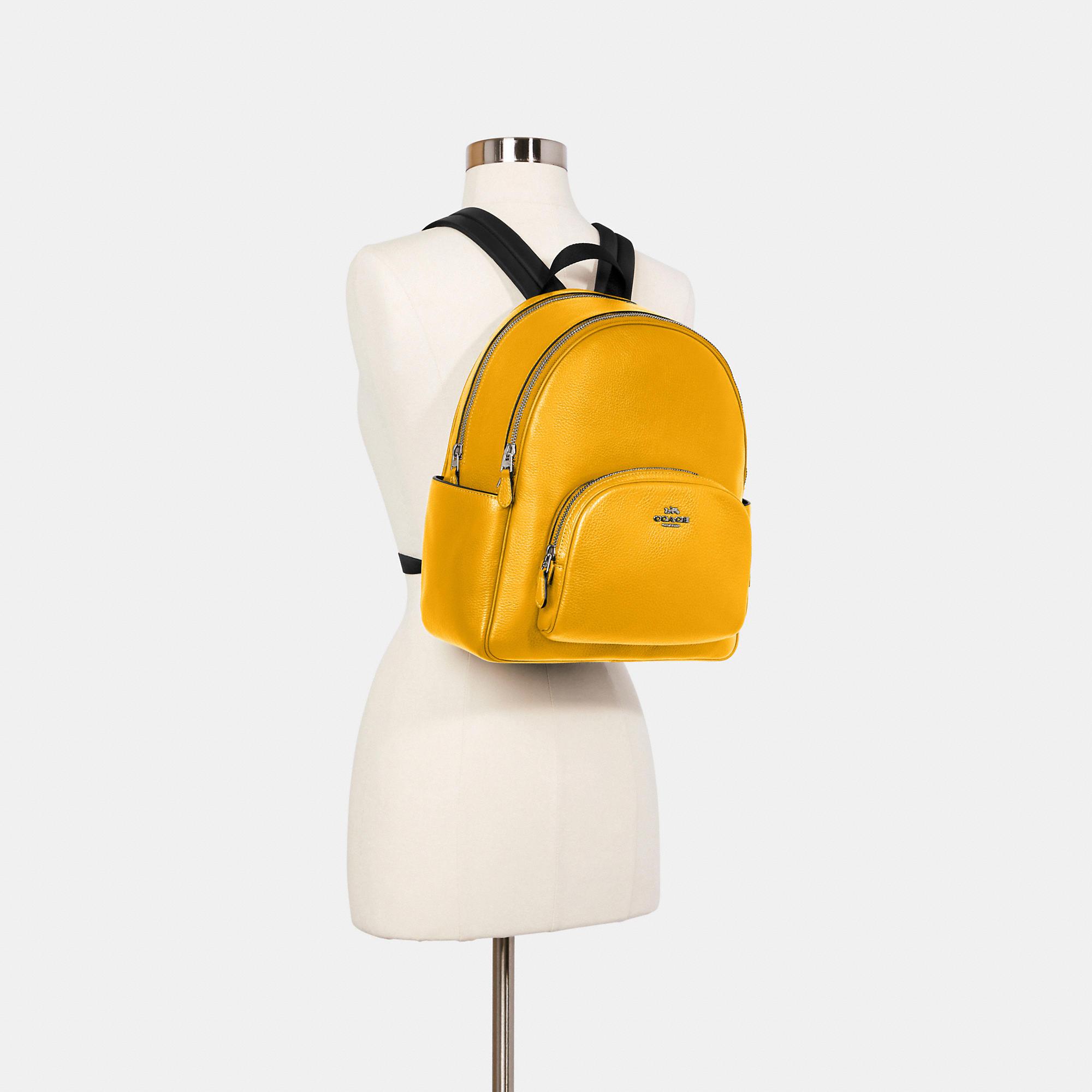 COACH コーチ シグネチャー COURT BACKPACK イエロー-