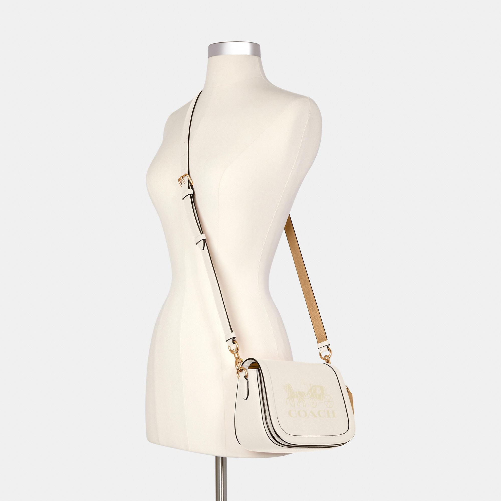 Coach Outlet Saddle Bag With Horse And Carriage in Natural | Lyst