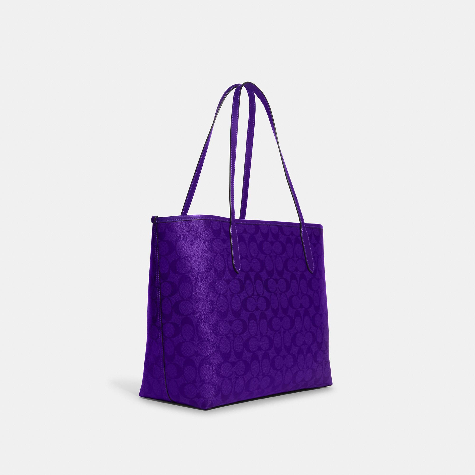 Coach Bag Malaysia | Coach Penelope Shoulder Bag in Bright Violet (CO952)