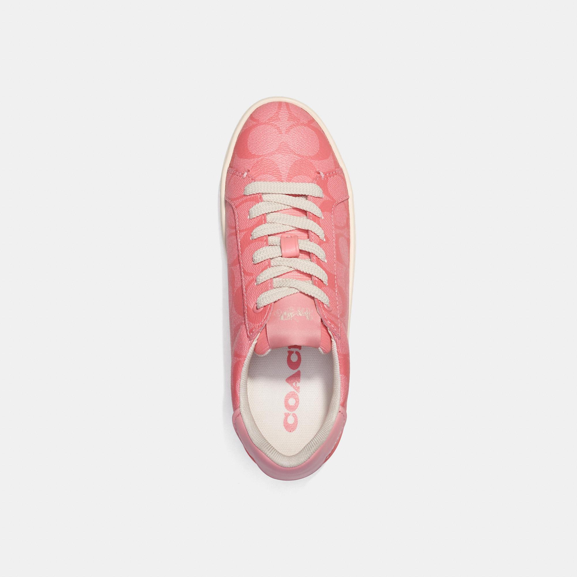 Coach tennis shop shoes pink
