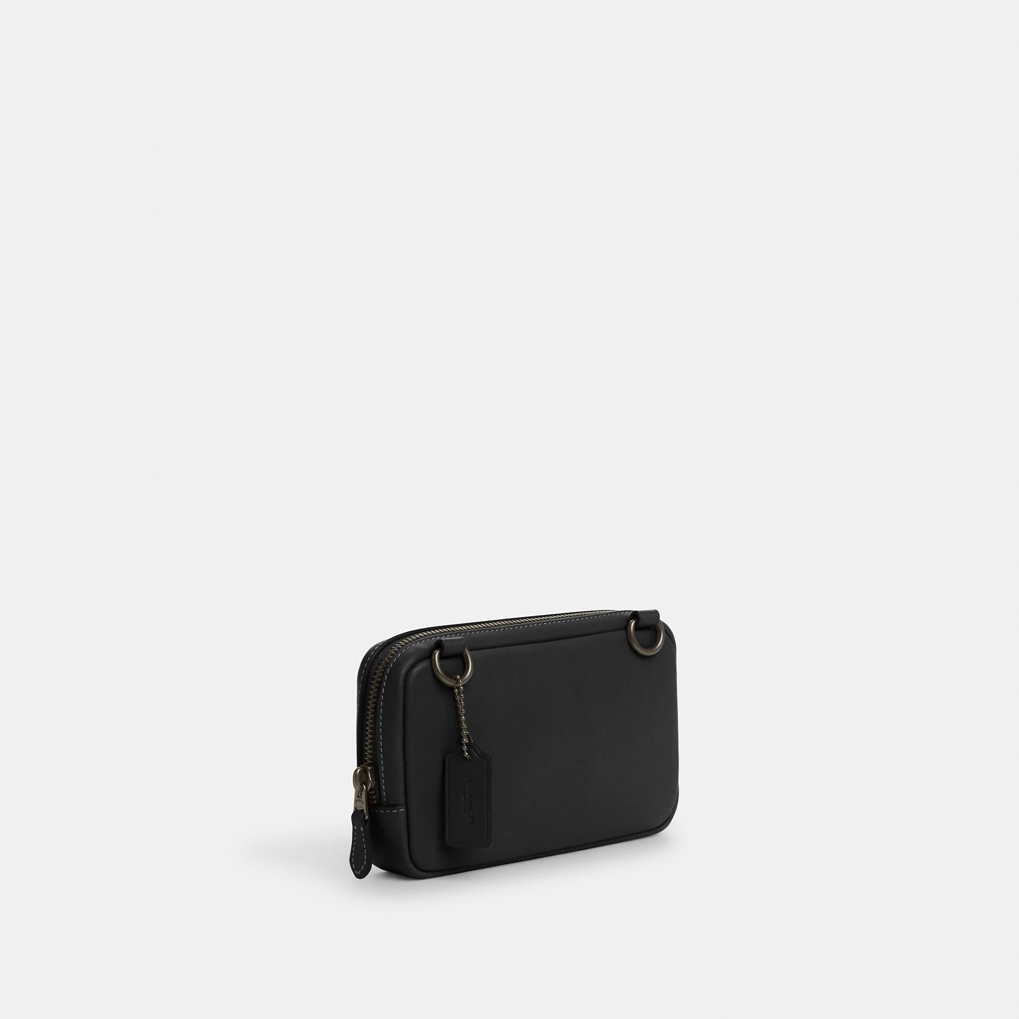 Coach slim phone crossbody in smooth leather hot sale