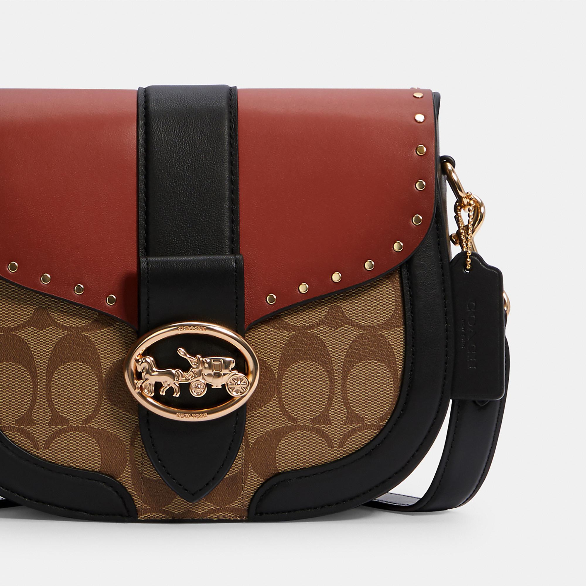 Georgie saddle bag coach sales