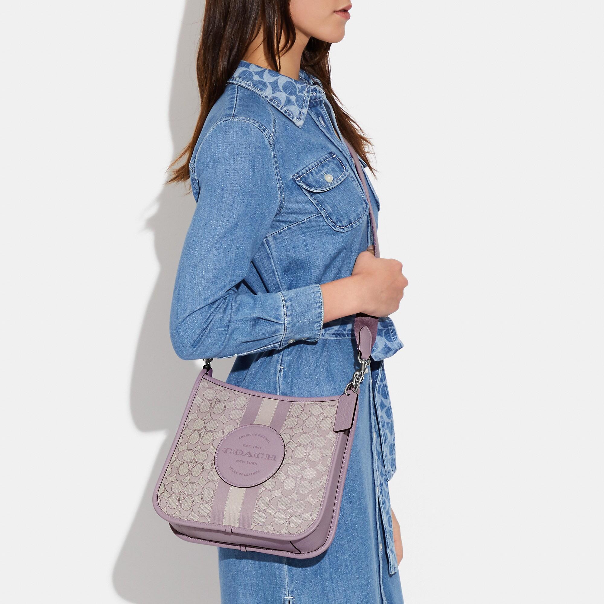 Coach Outlet Dempsey File Bag in Purple Lyst