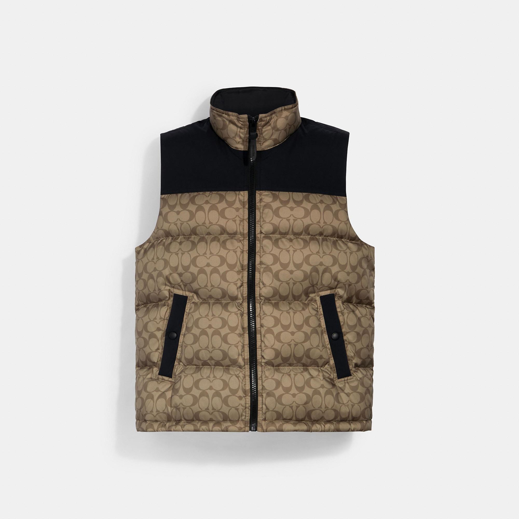 Coach Outlet Signature Down Vest for Men Lyst