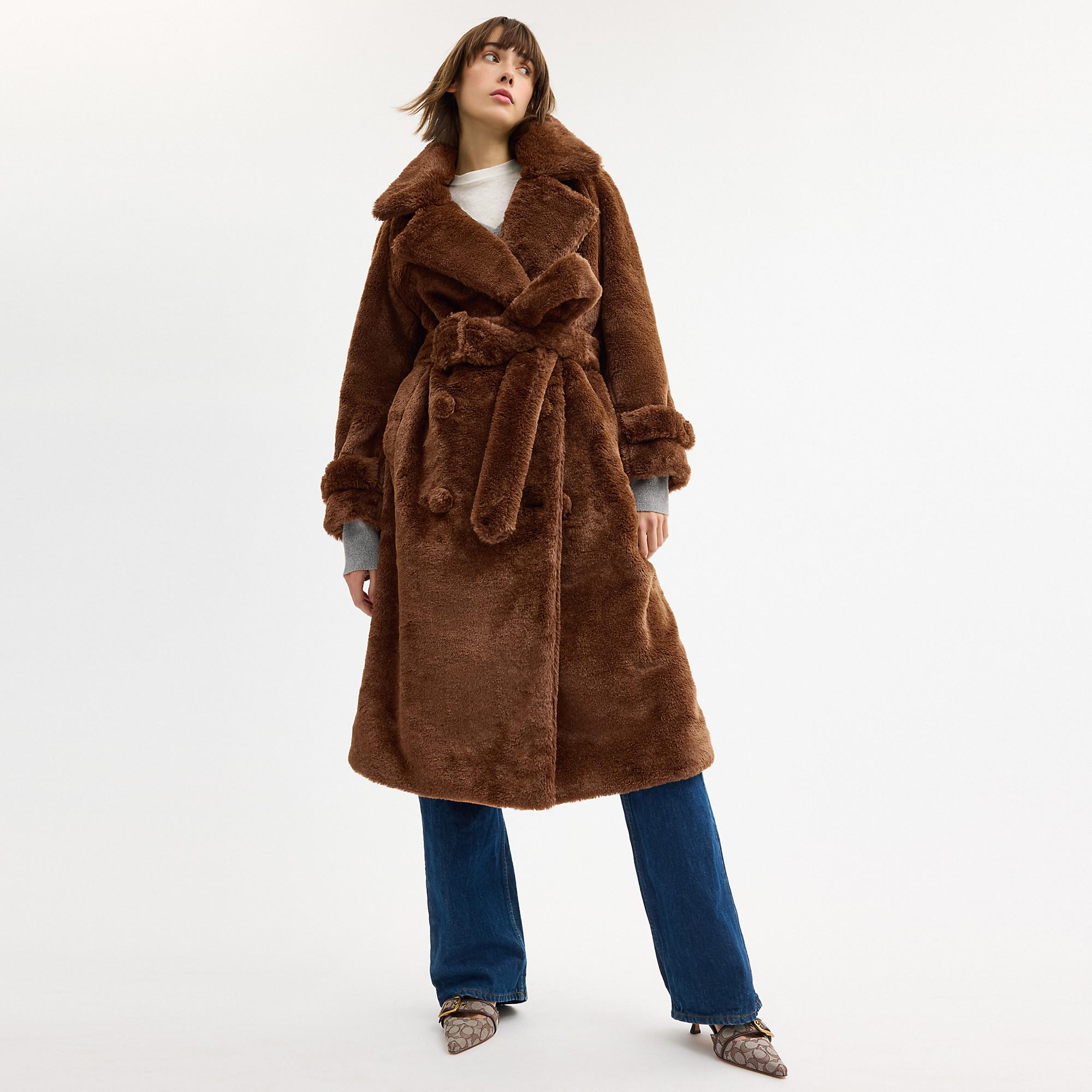 Women's COACH Long coats and winter coats | Lyst