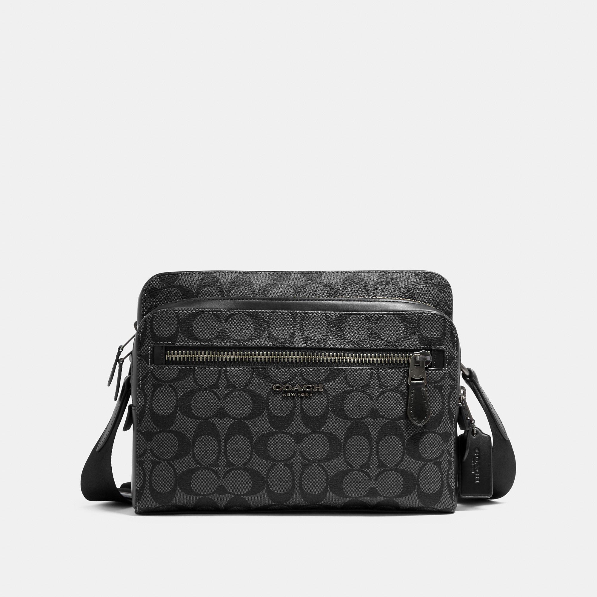 coach camera bolsa men
