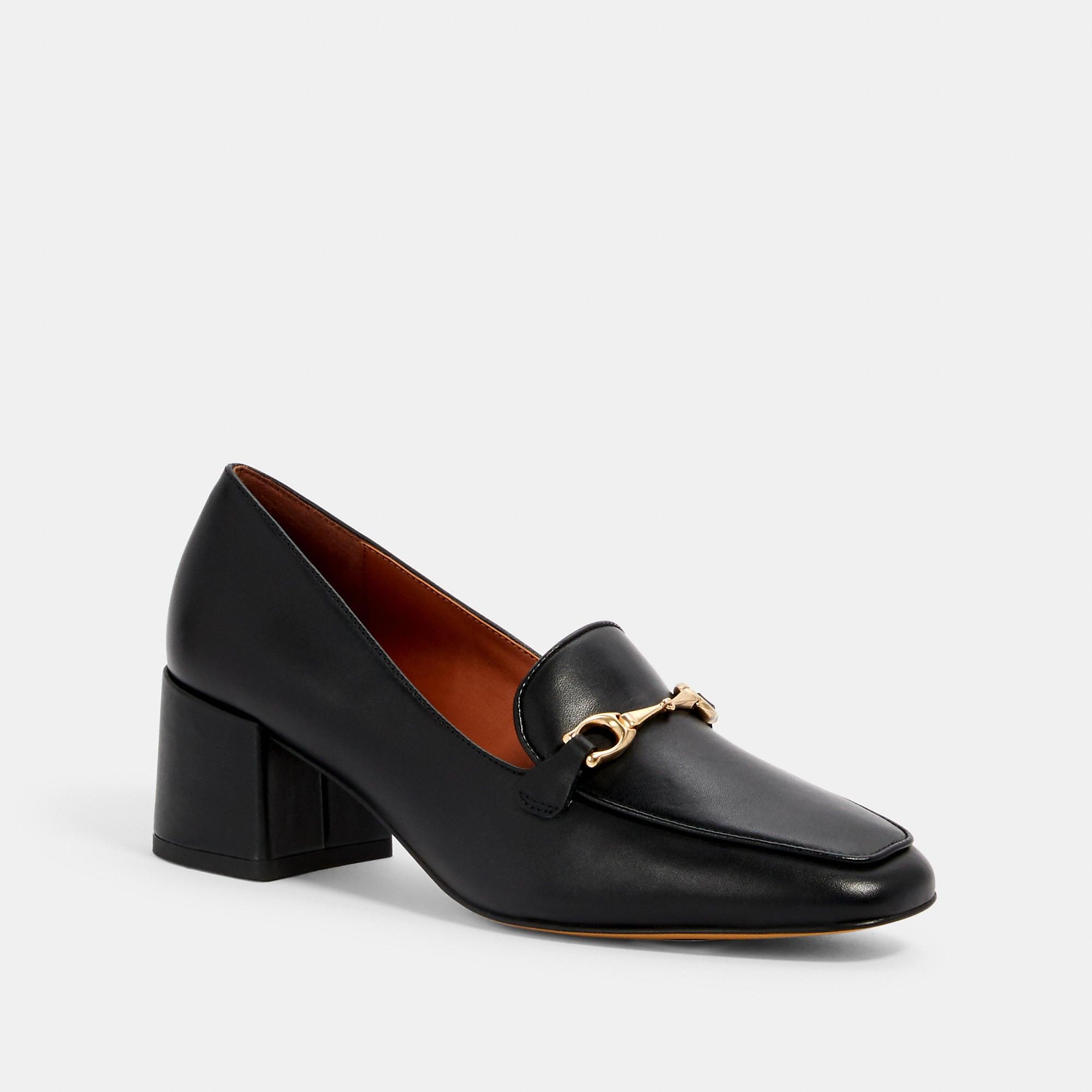 COACH Leather Nea Pump in Black | Lyst