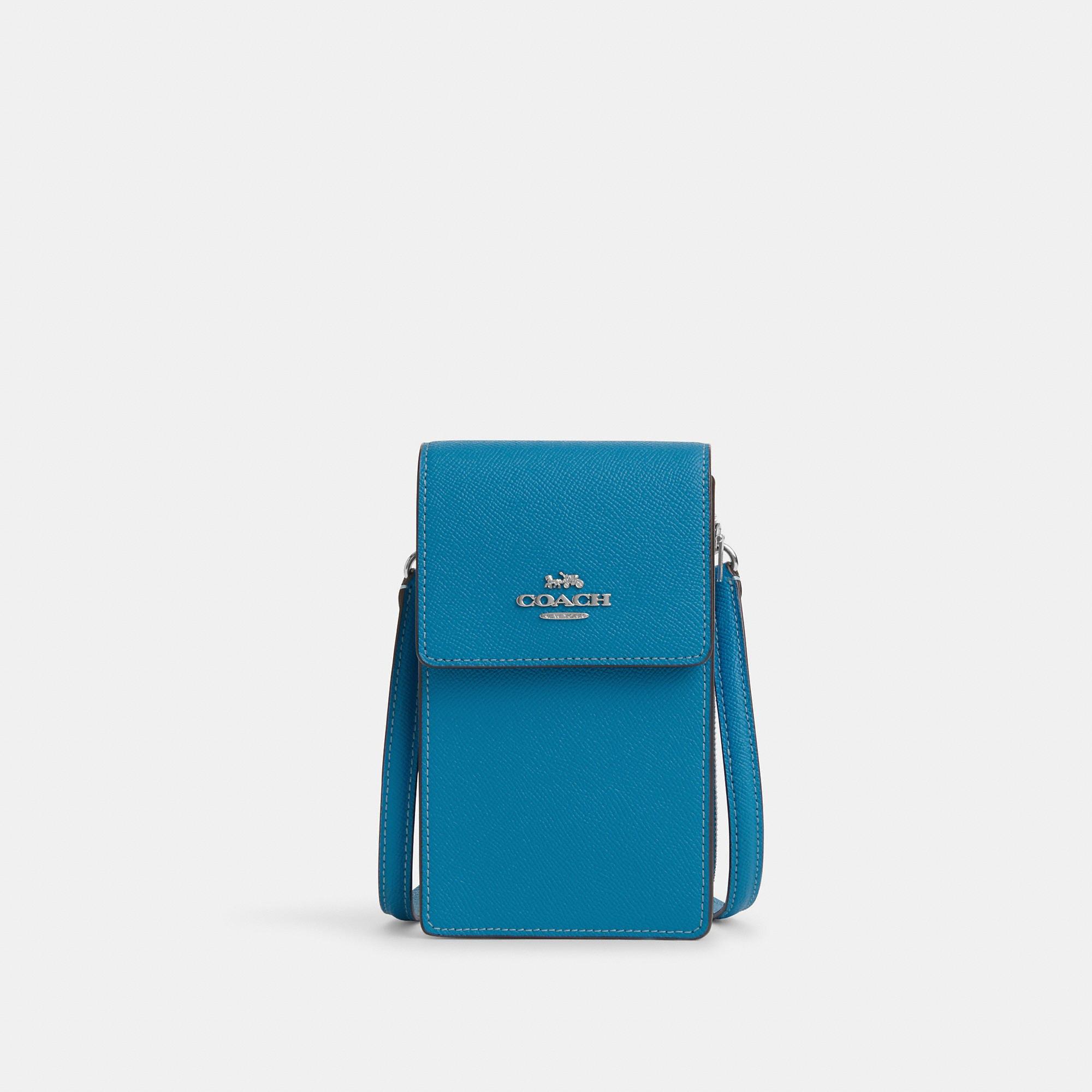 Coach Outlet North South Phone Crossbody in Blue | Lyst