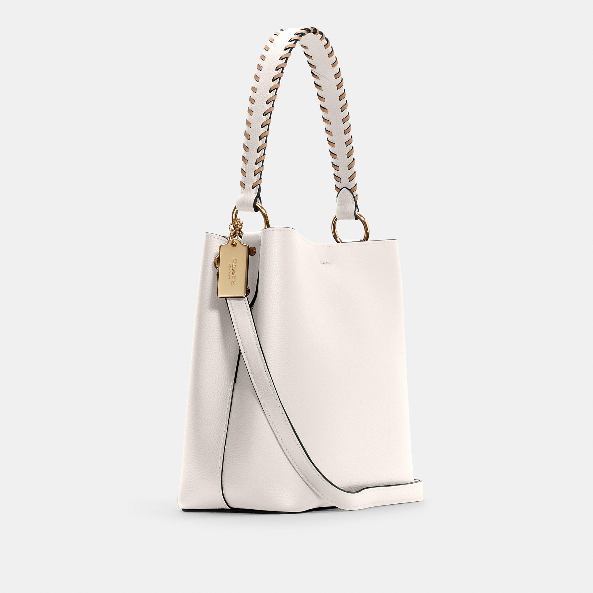 COACH Leather Town Bucket Bag With Whipstitch - Lyst