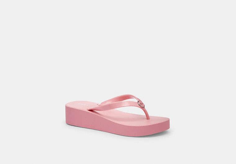 COACH Vianna Flip Flop in Black | Lyst