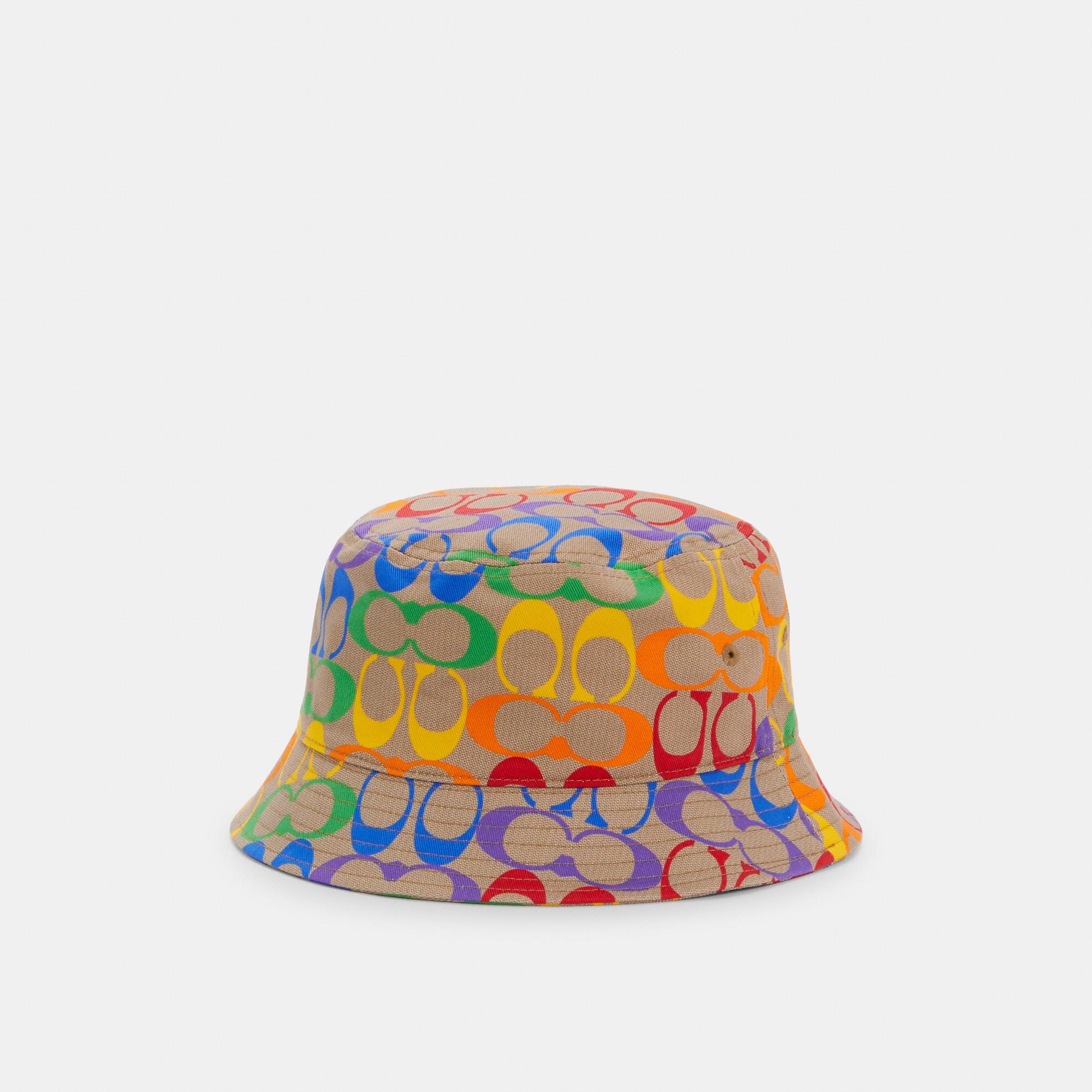 COACH Rainbow Signature Bucket Hat for Men | Lyst