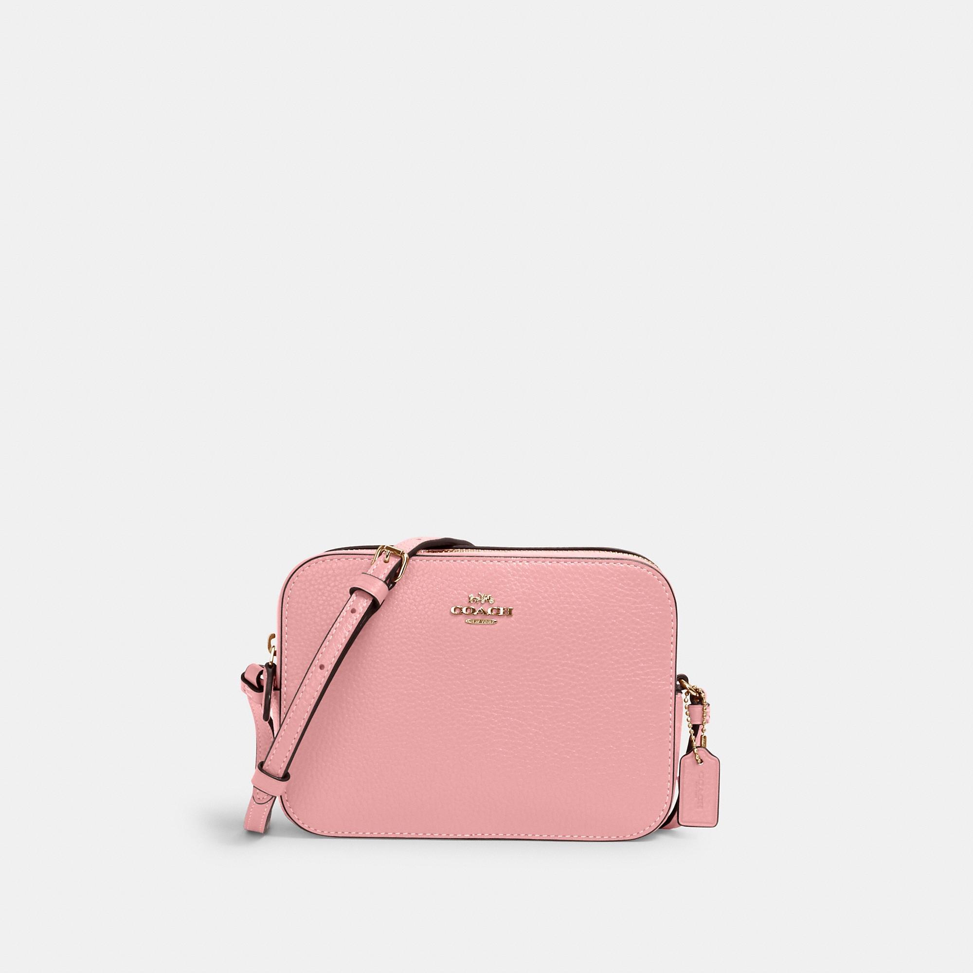 COACH Mini Camera Bag in Pink | Lyst