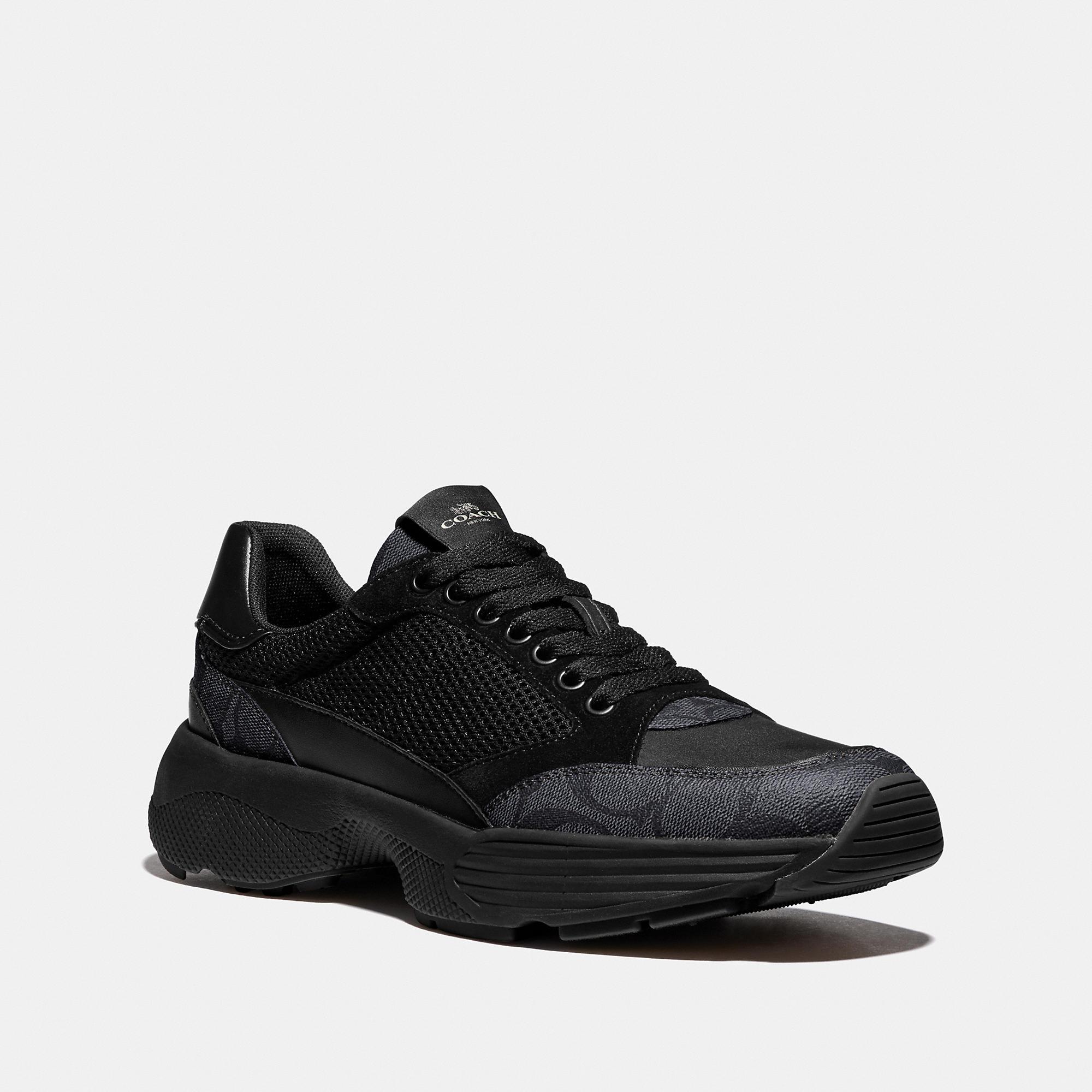 COACH C152 Tech Runner Sneaker in Black for Men | Lyst