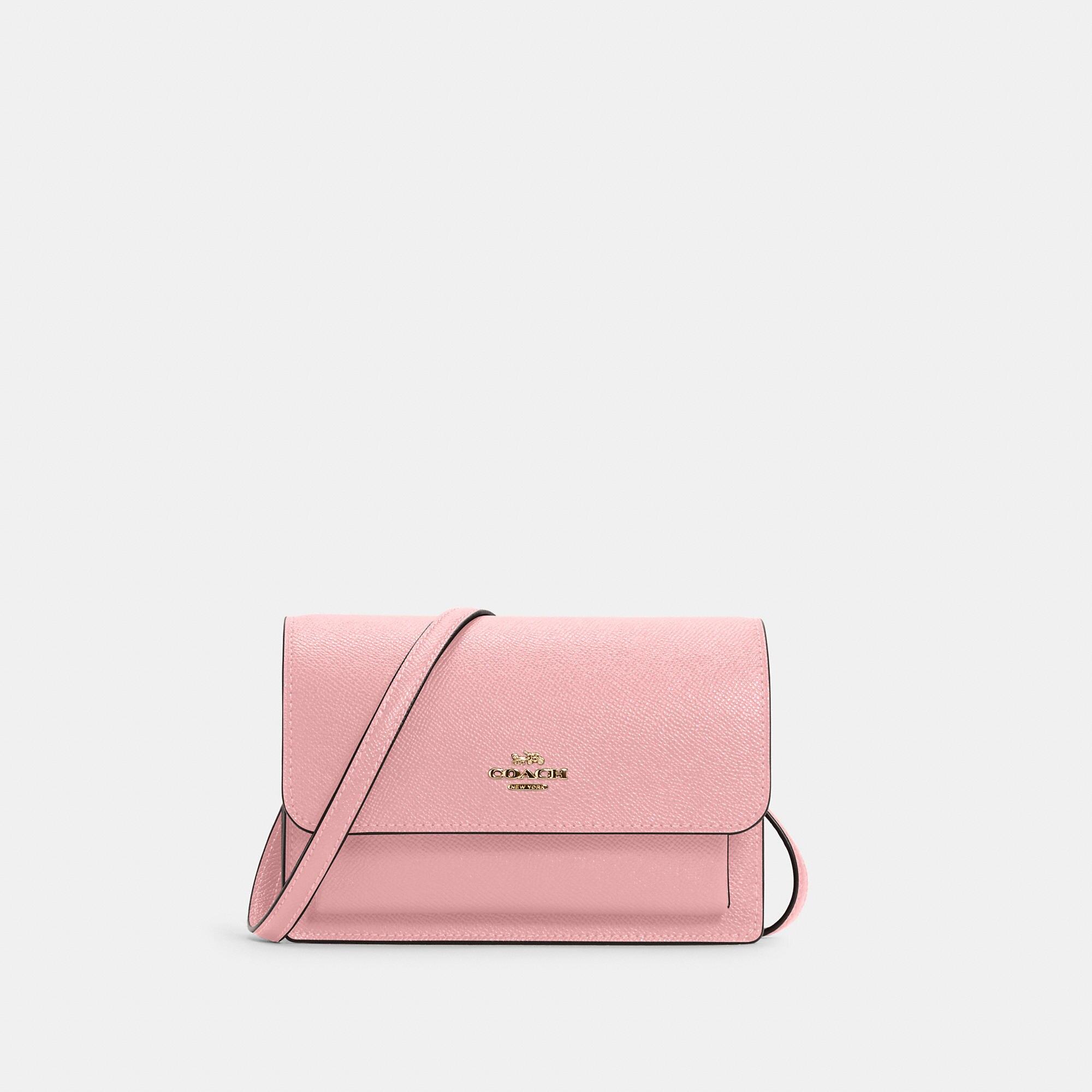 COACH Foldover Belt Bag in Pink | Lyst