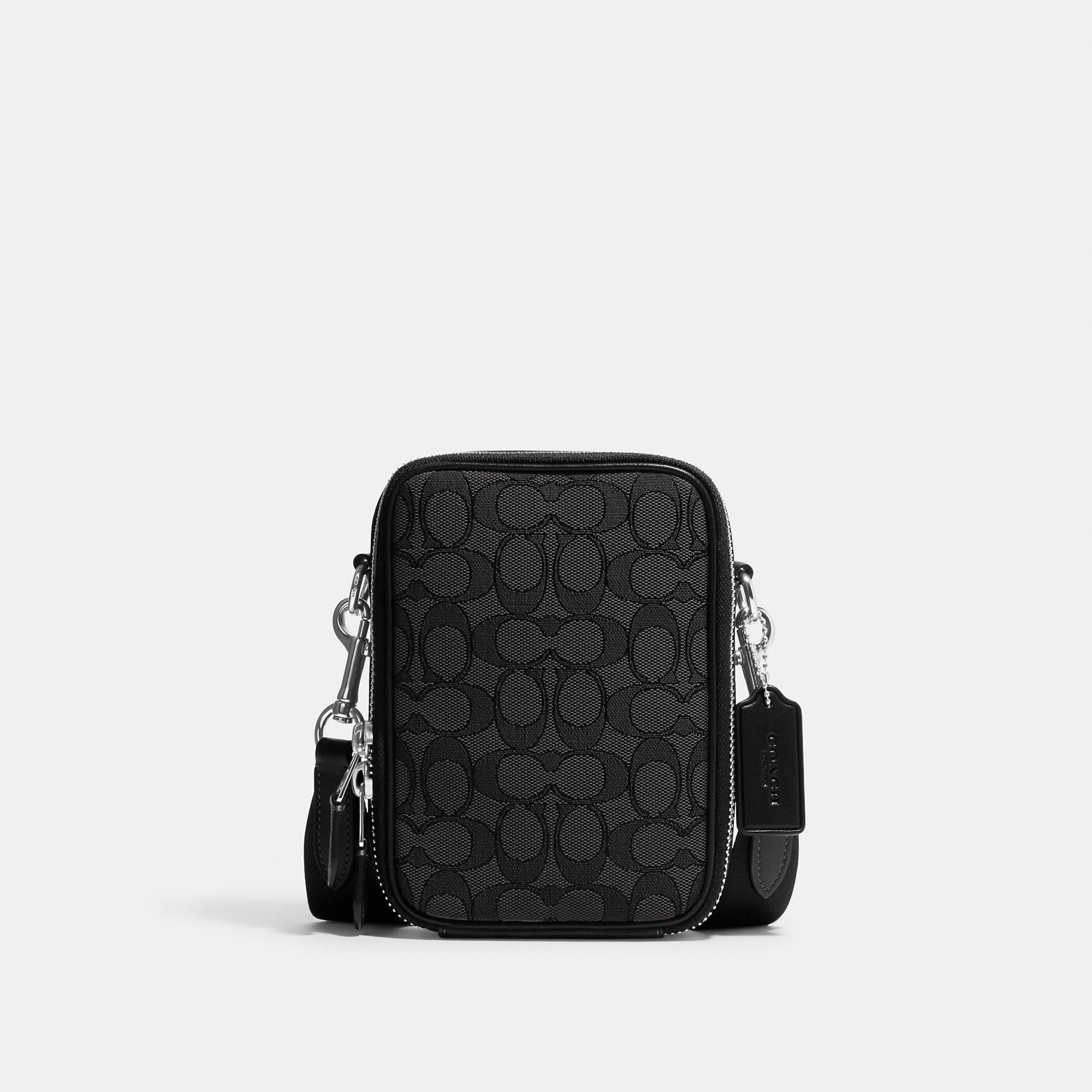 Coach Outlet Stanton Crossbody In Signature Jacquard in Black for Men Lyst