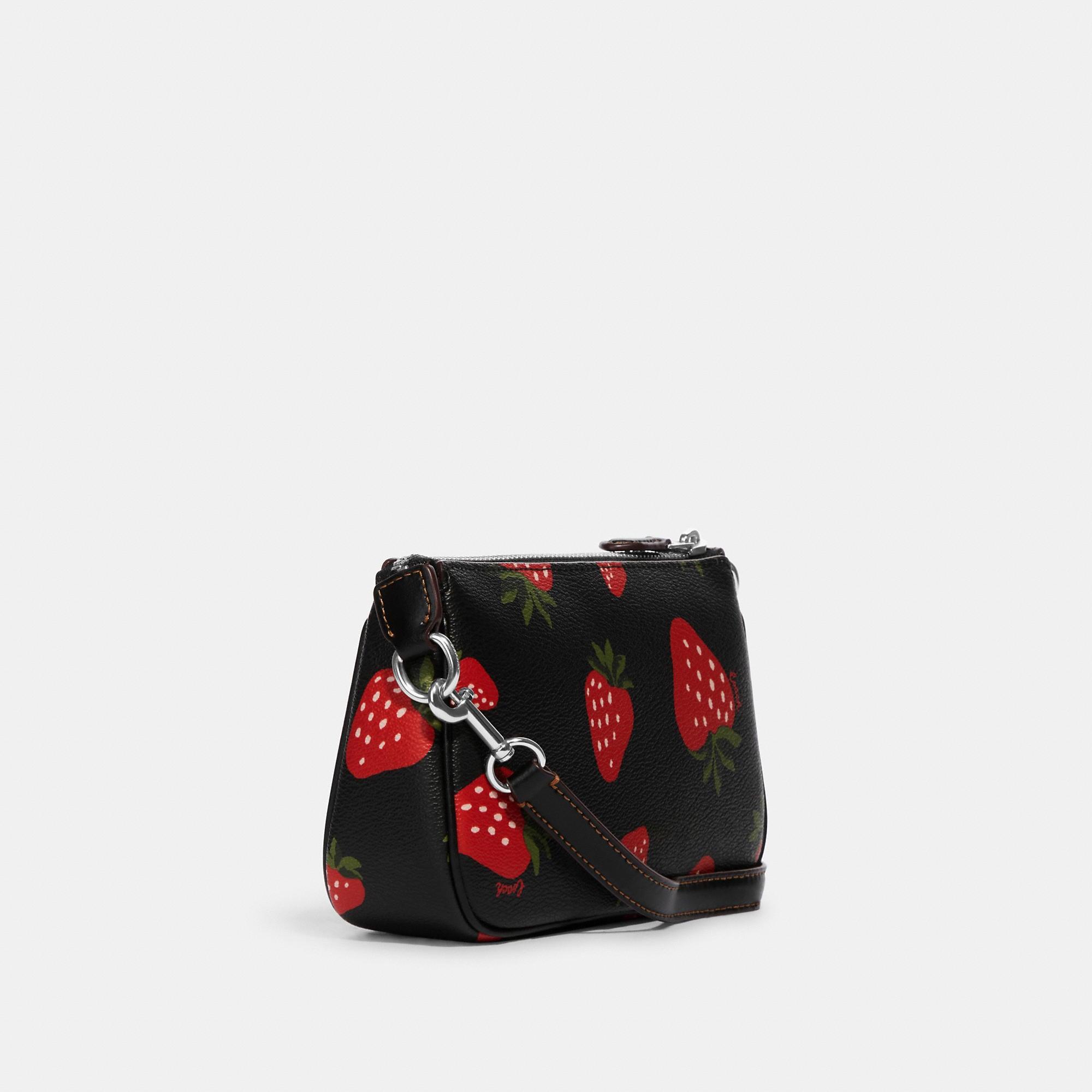 Coach Outlet Nolita 19 With Wild Strawberry Print in Black | Lyst Coach Outlet Nolita 19 With Wild Strawberry Print in Black | Lyst