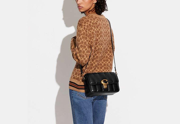 Studio shoulder bag with quilting Clearance