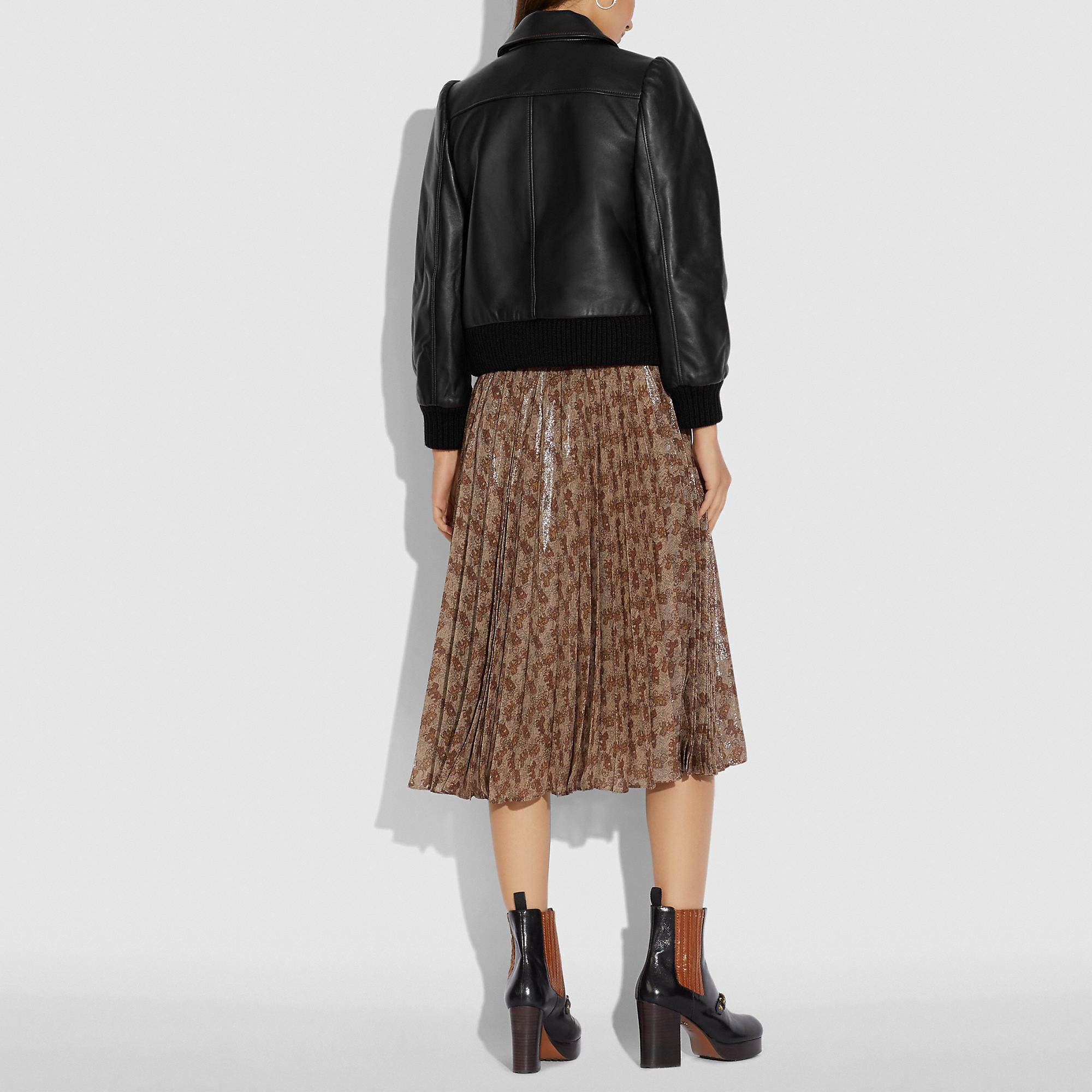 coach outlet leather jacket