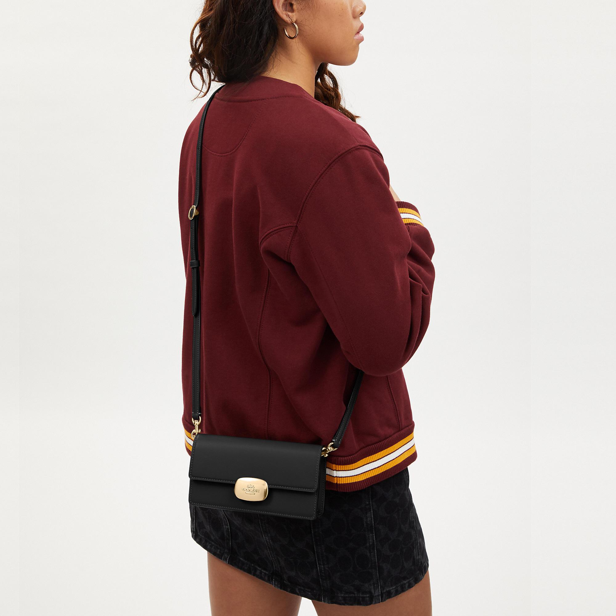 Coach Outlet Eliza Small Flap Crossbody in Black Lyst
