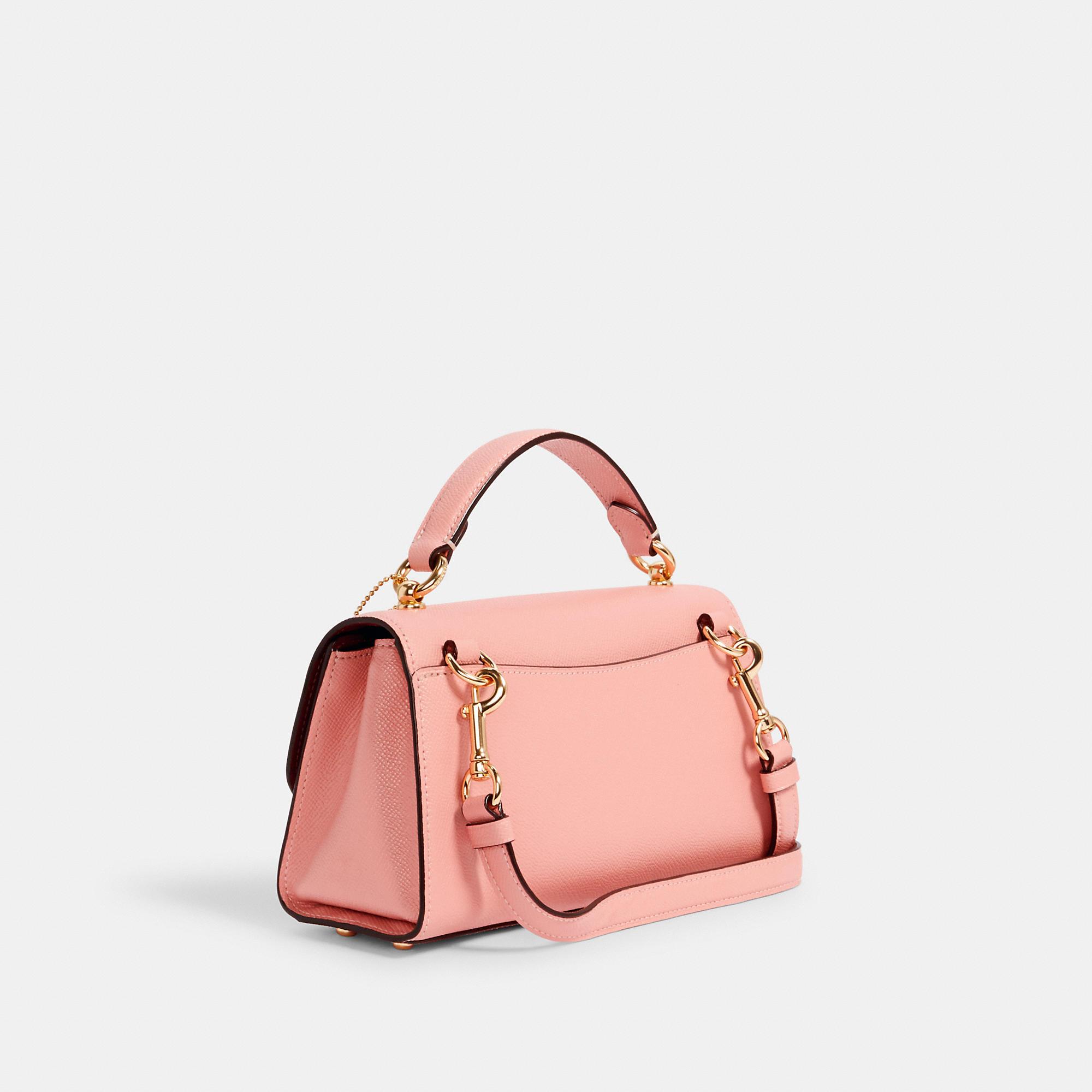 COACH Tilly Satchel 23 With Cherry in Pink