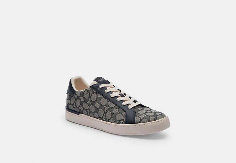 COACH Clip Low Top Sneaker In Signature Jacquard in Black for Men | Lyst