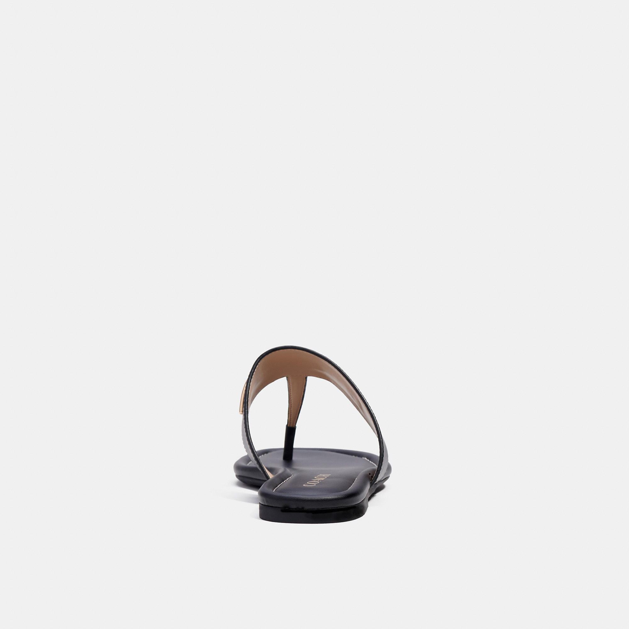 Coach jada flip best sale flops